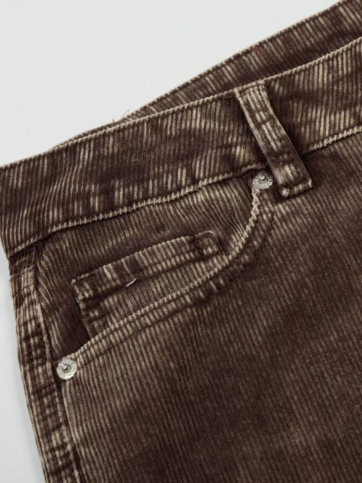 Men's Wide Leg Corduroy Pants, view 4