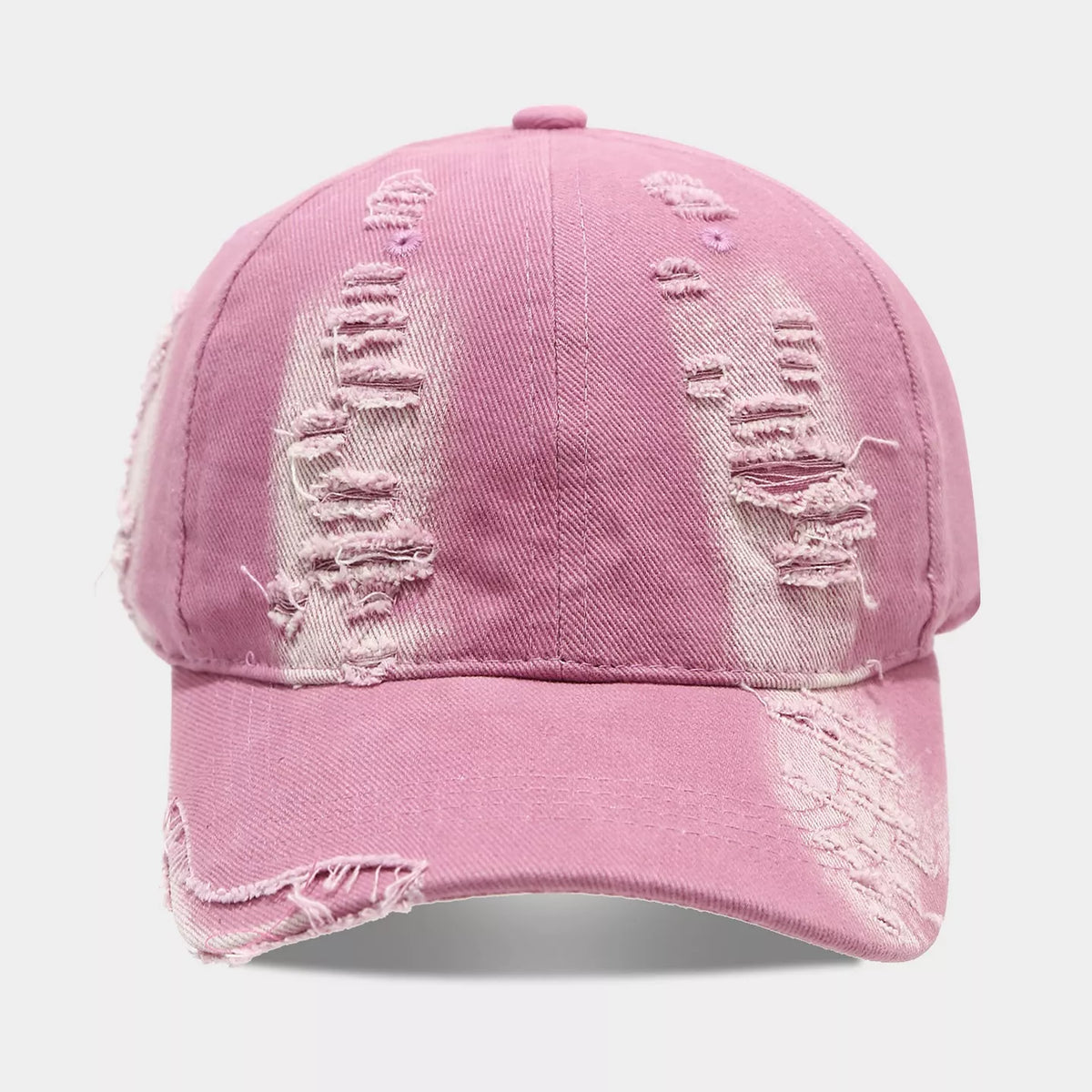 Distressed Cotton Baseball Cap - Lilixa.store