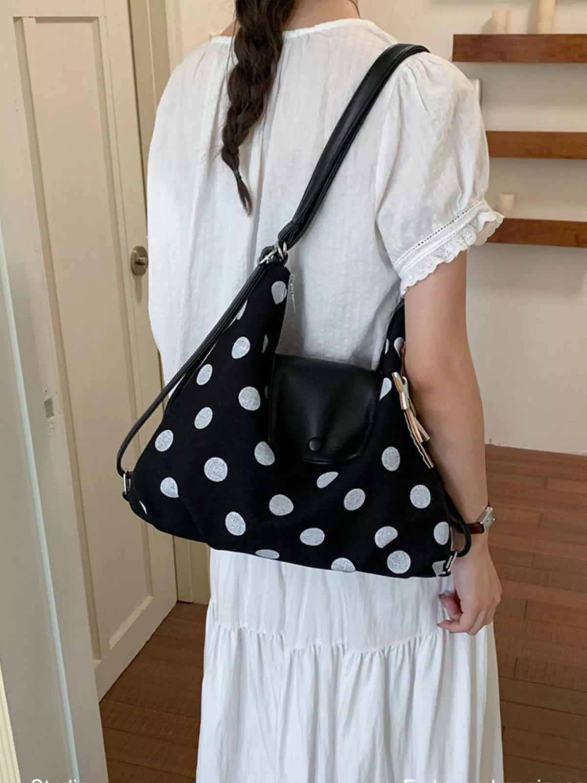 Polka Dot Crossbody Bag