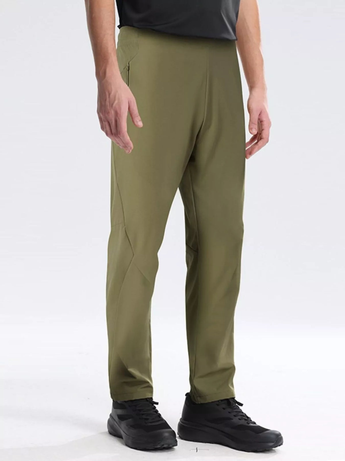Men's Plus Size Lightweight Pants in Olive Green