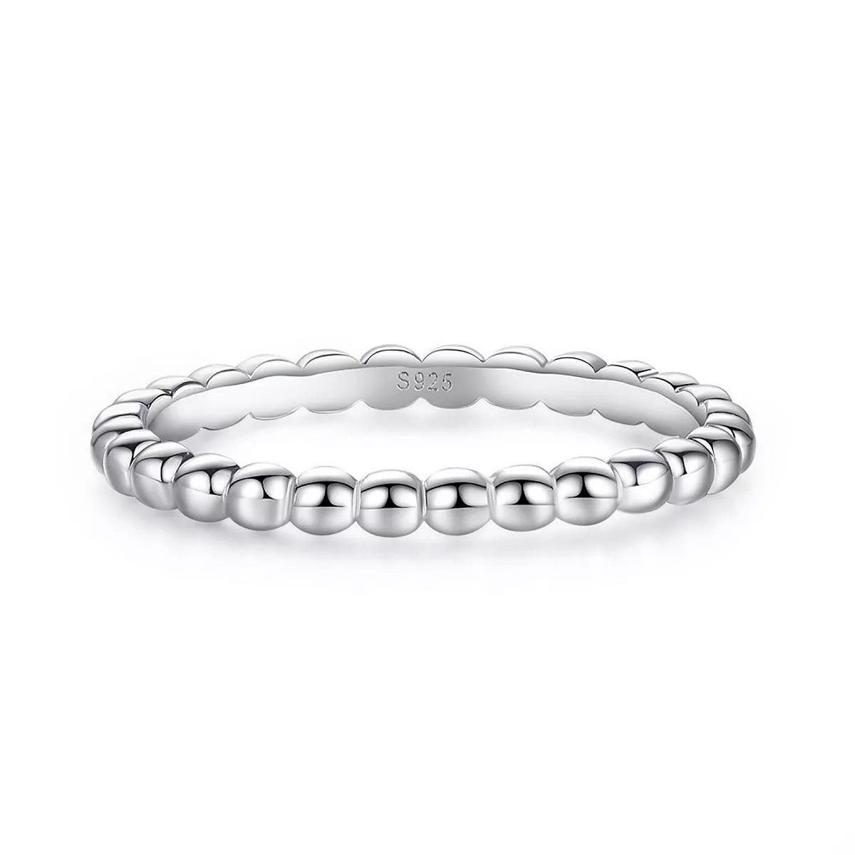 925 Sterling Silver Bead Ring - Lilixa.store