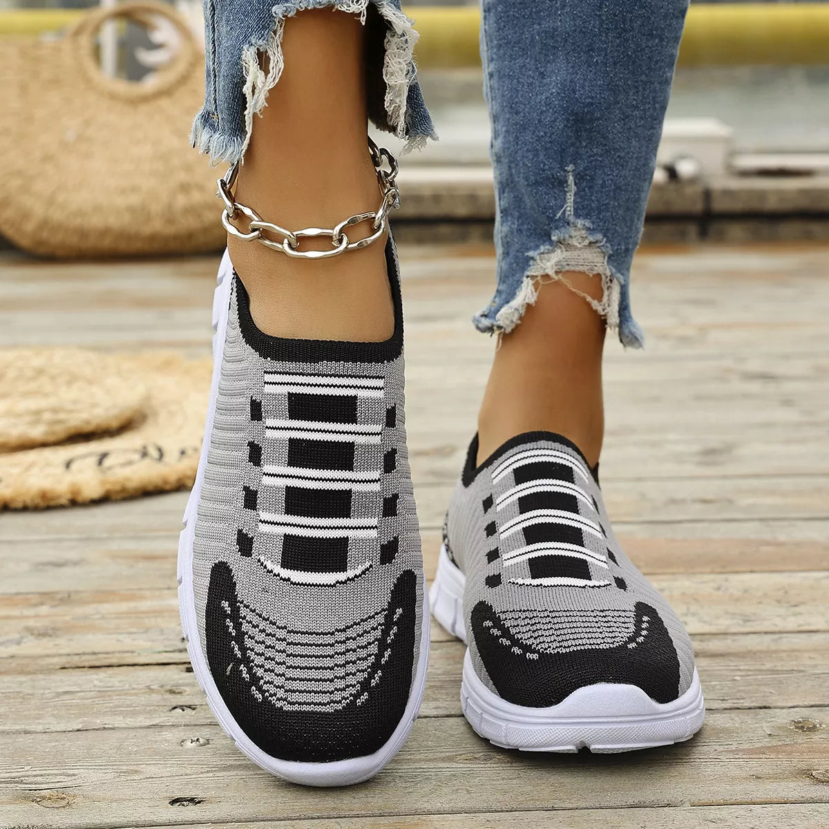 Round Toe Slip-Ons - Lilixa.store