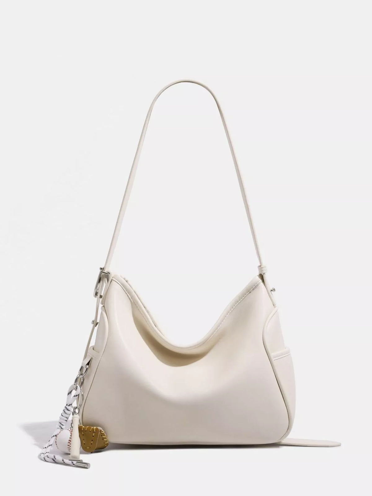 Leather Slouchy Shoulder Bag