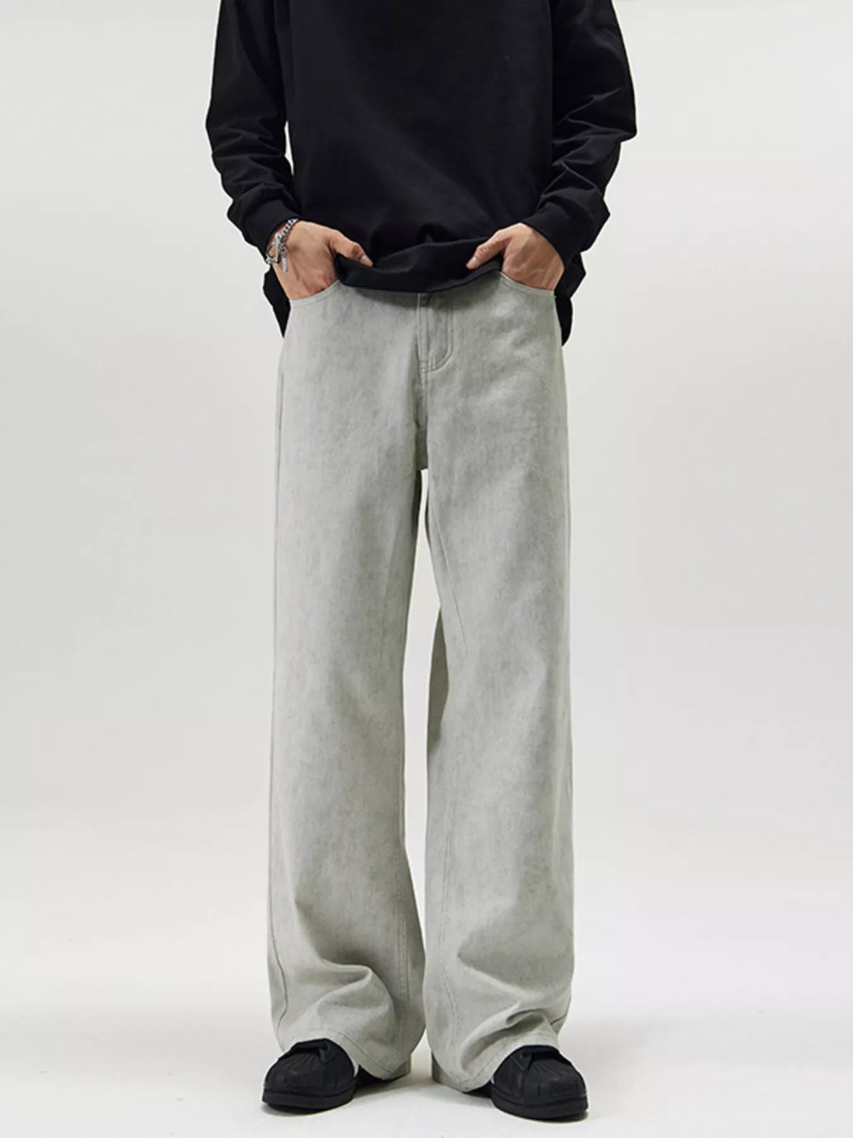 Men's Full Size Wide Leg Pants Plus Size - Lilixa.store