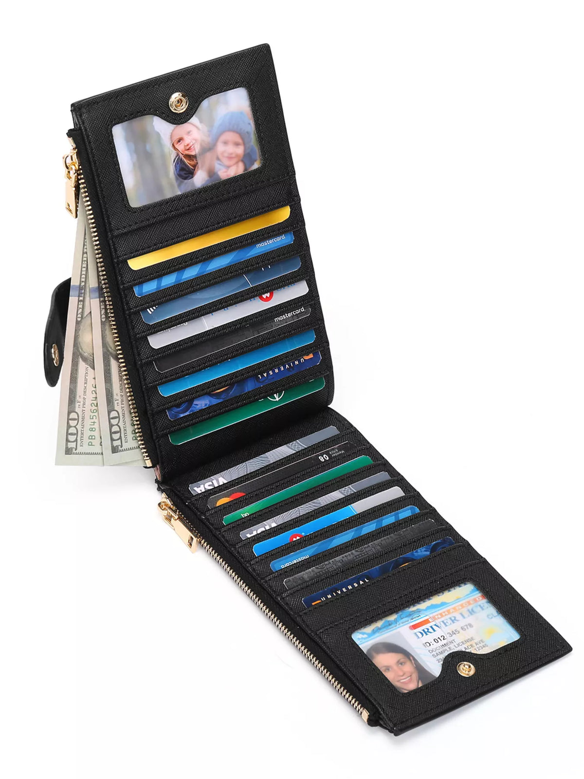 Zippered Long Wallet - Lilixa.store