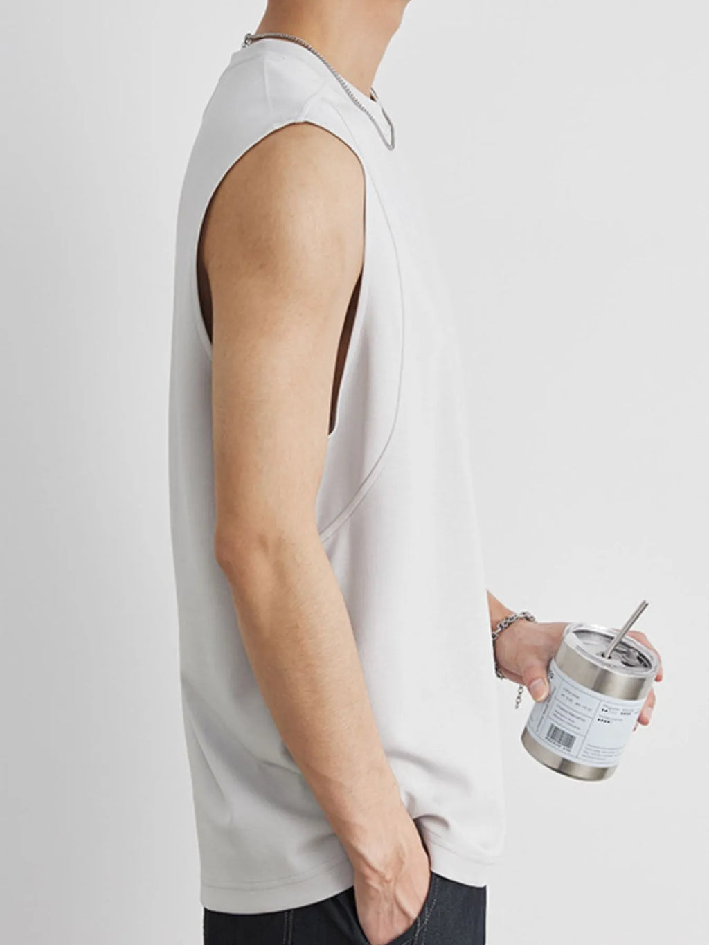 Men's Full Size Round Neck Tank Plus Size - Lilixa.store
