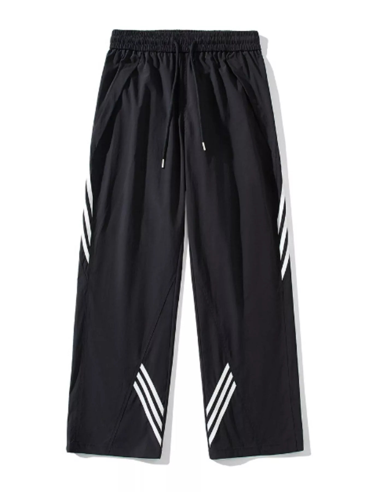 Men's Full Size Striped Wide Leg Pants Plus Size, view 3