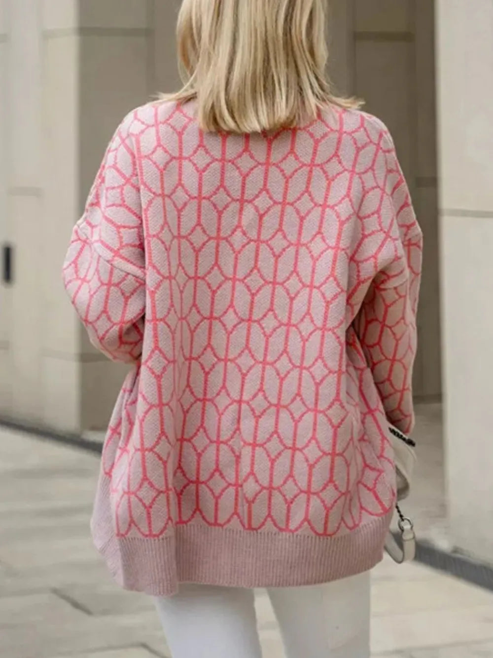 Button Up Long Sleeve Cardigan - Lilixa.store