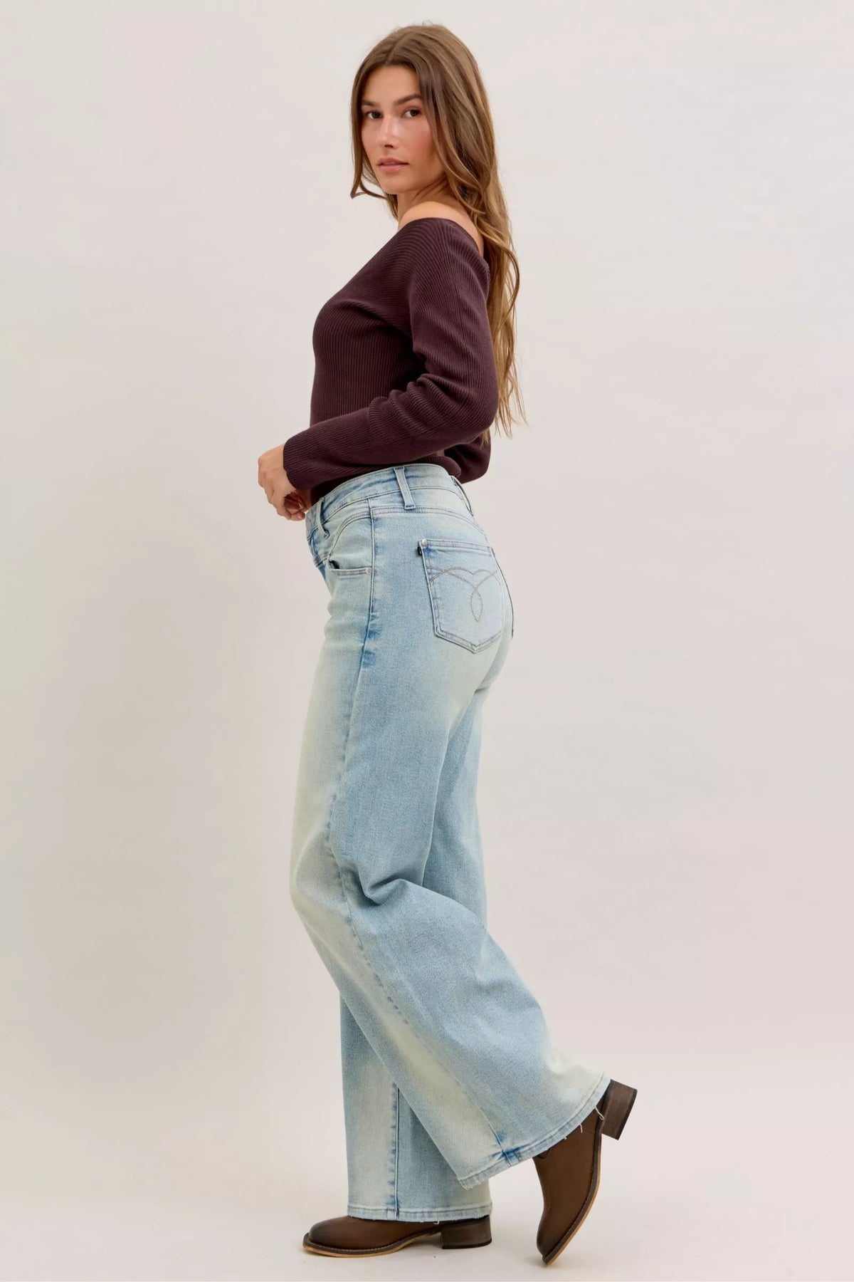 Judy Blue High Waist Column Straight Jeans - Lilixa.store