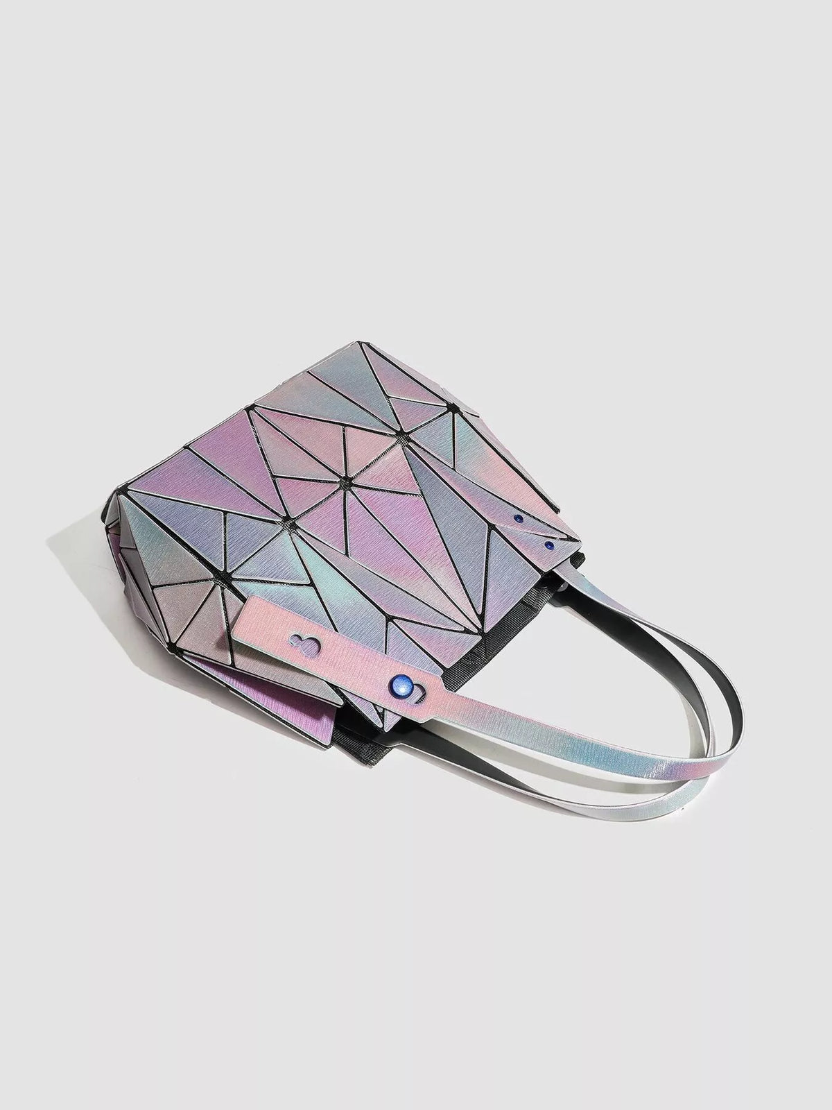 Geometric Iridescent Shoulder Bag - Lilixa.store