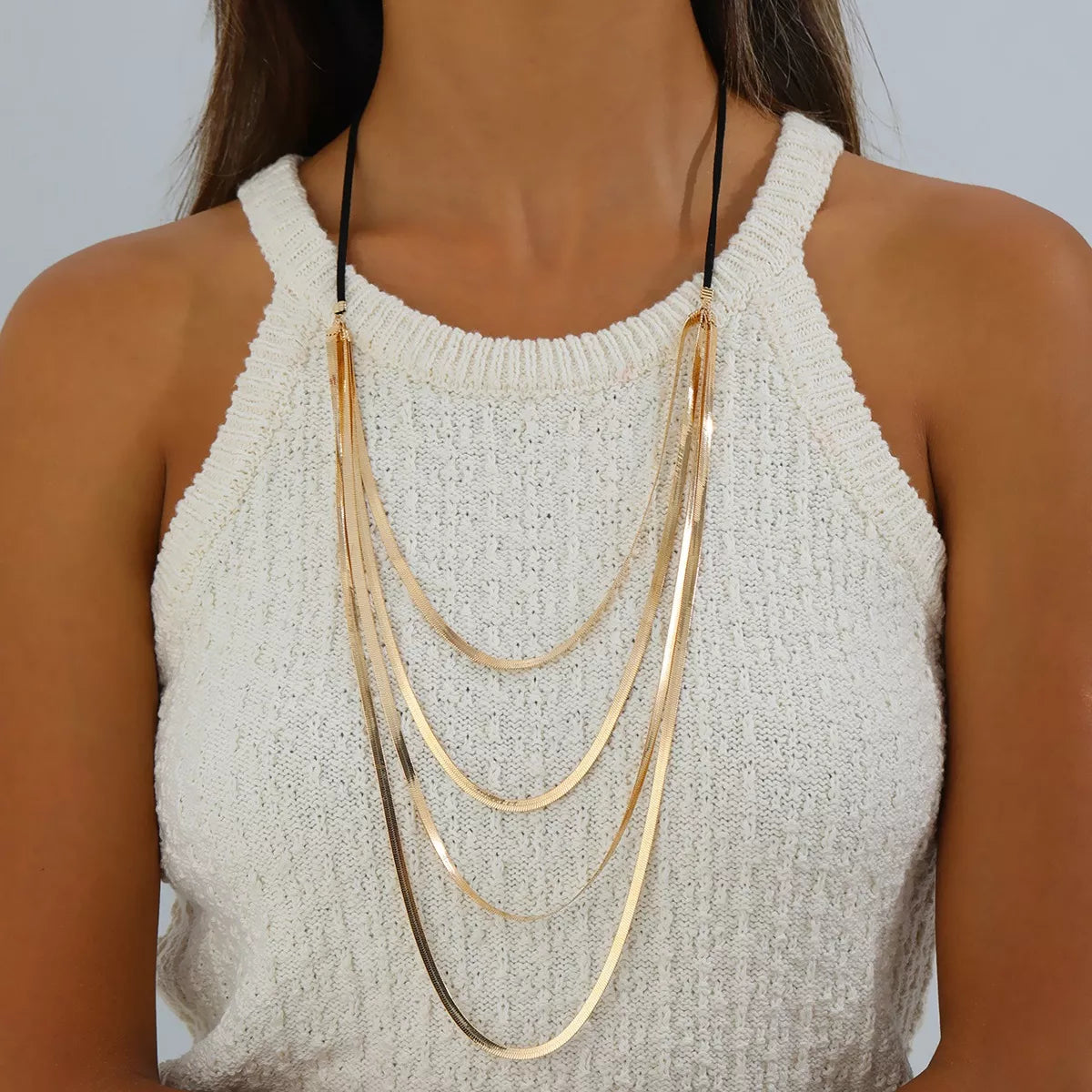 Multi-Layered Snake Chain Necklace - Lilixa.store