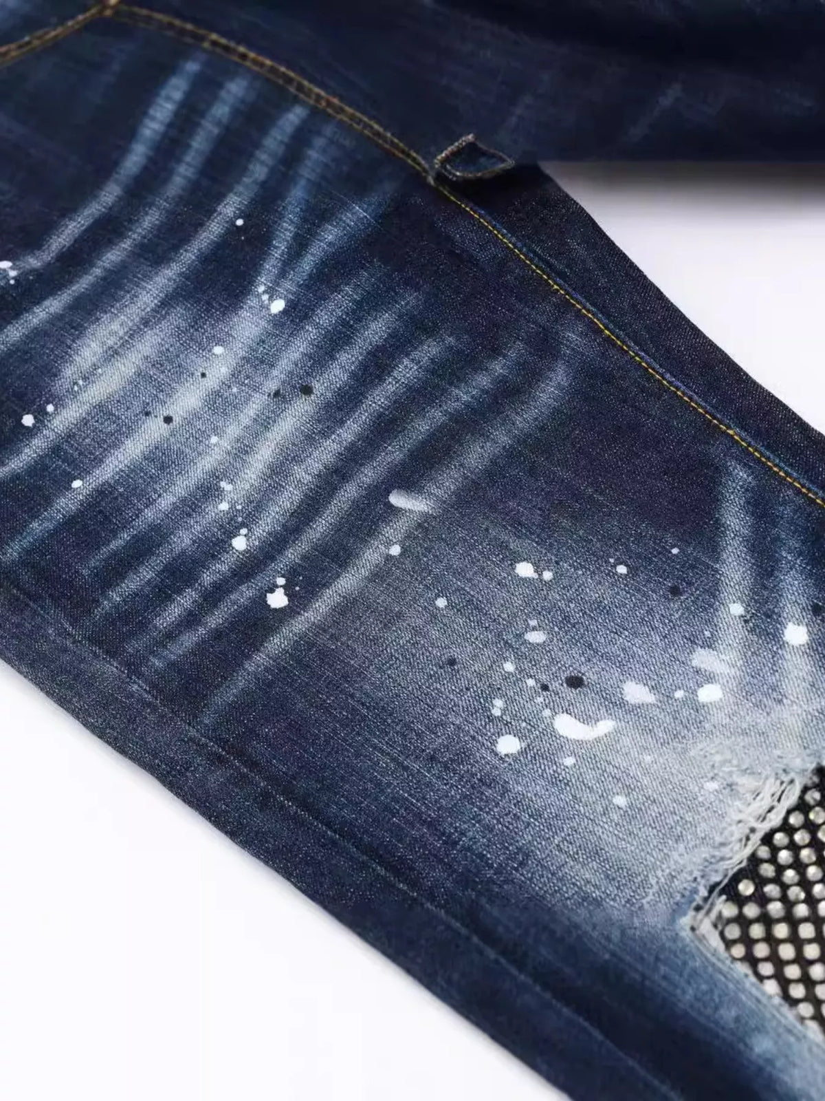 Men's Distressed Slim Fit Jeans - Lilixa.store