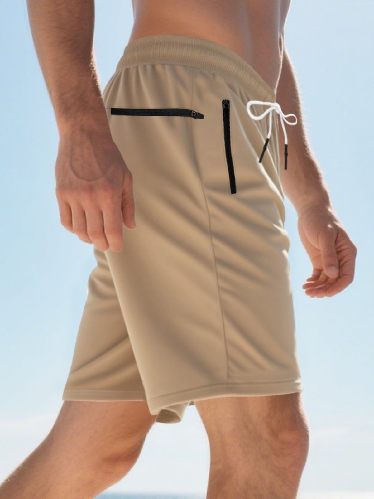 Men's Full Size Drawstring Casual Shorts Plus Size, view 14