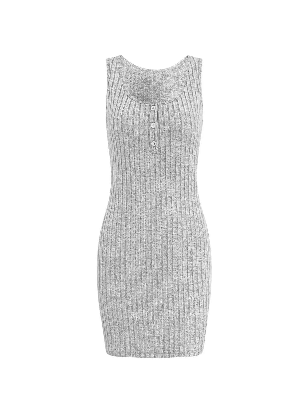 Ribbed Button Front Dress and Cardigan Sweater Set, view 10