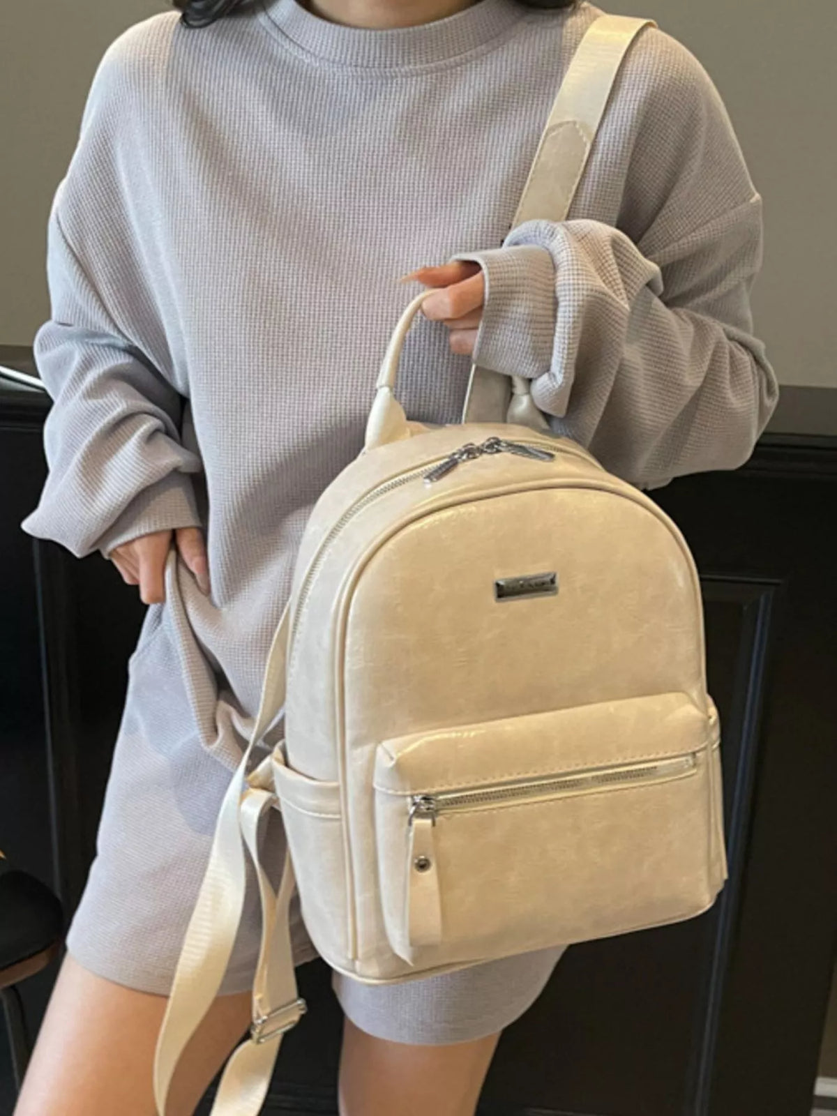 Lightweight Leather Backpack Bag - Lilixa.store