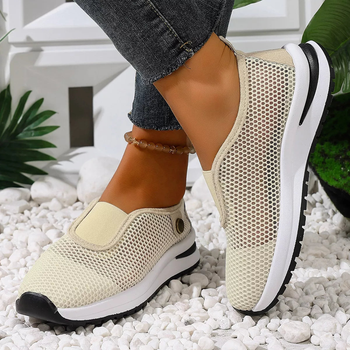 Breathable Mesh Slip-Ons - Lilixa.store