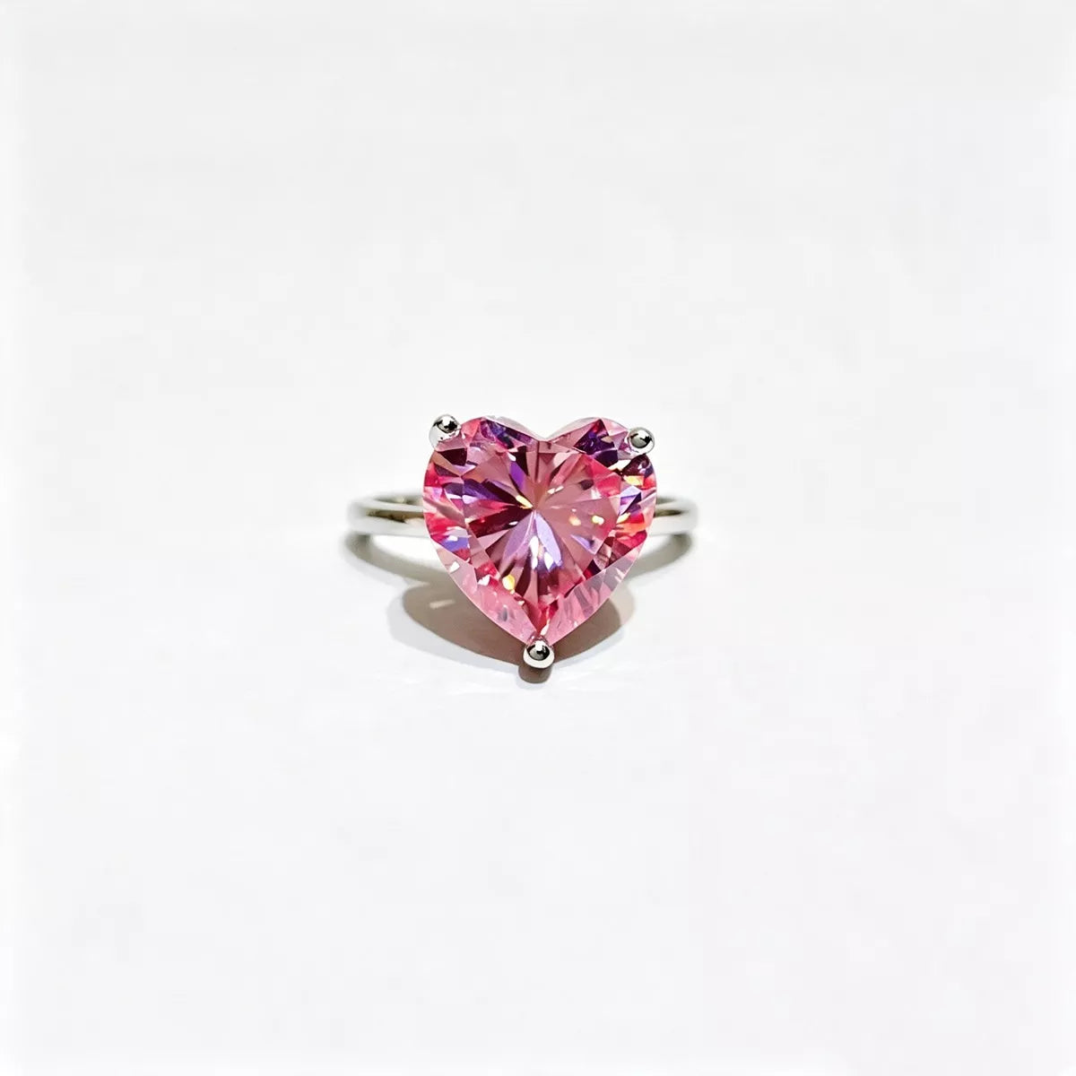 5 Carat 925 Sterling Silver Moissanite Ring - Lilixa.store