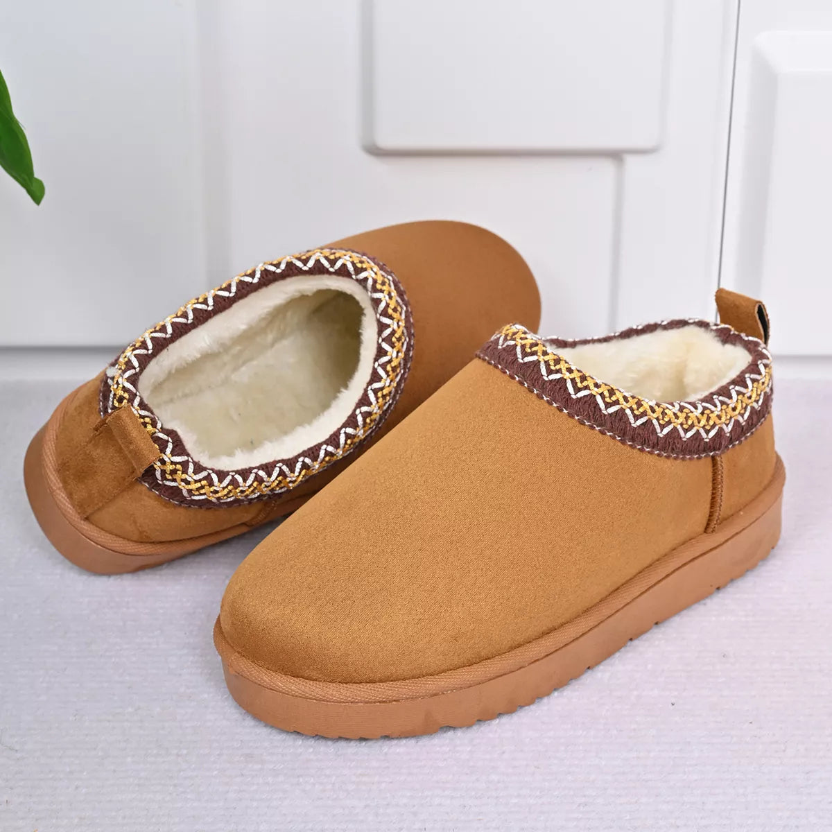 Round Toe Platform Ankle Boots - Lilixa.store