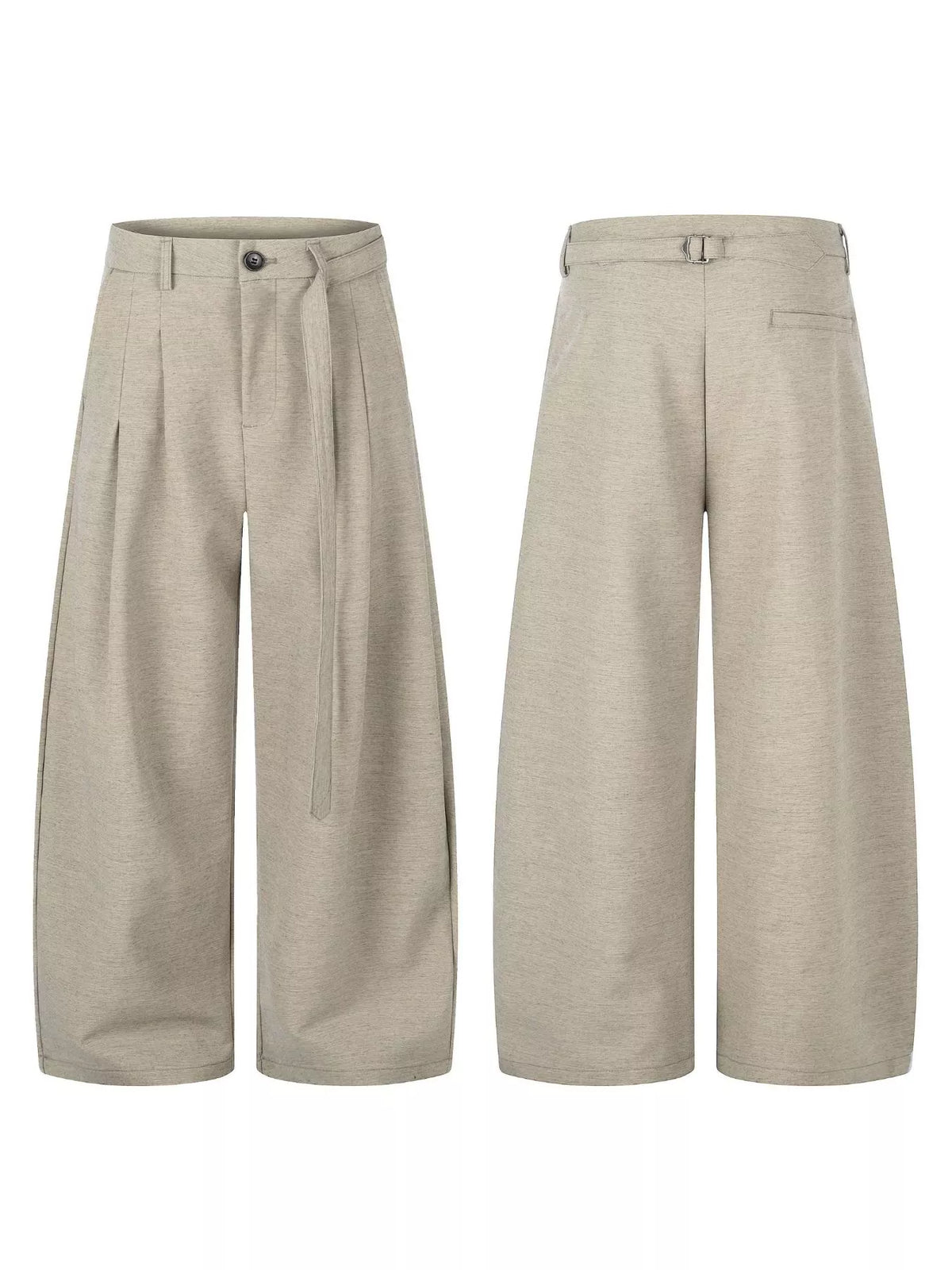 Men's Wide-Leg Pleated Pants - Lilixa.store