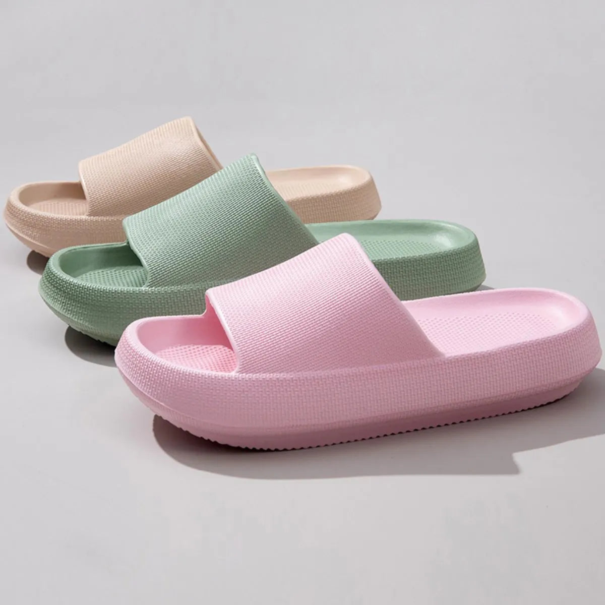 Open Toe Platform Slippers - Lilixa.store