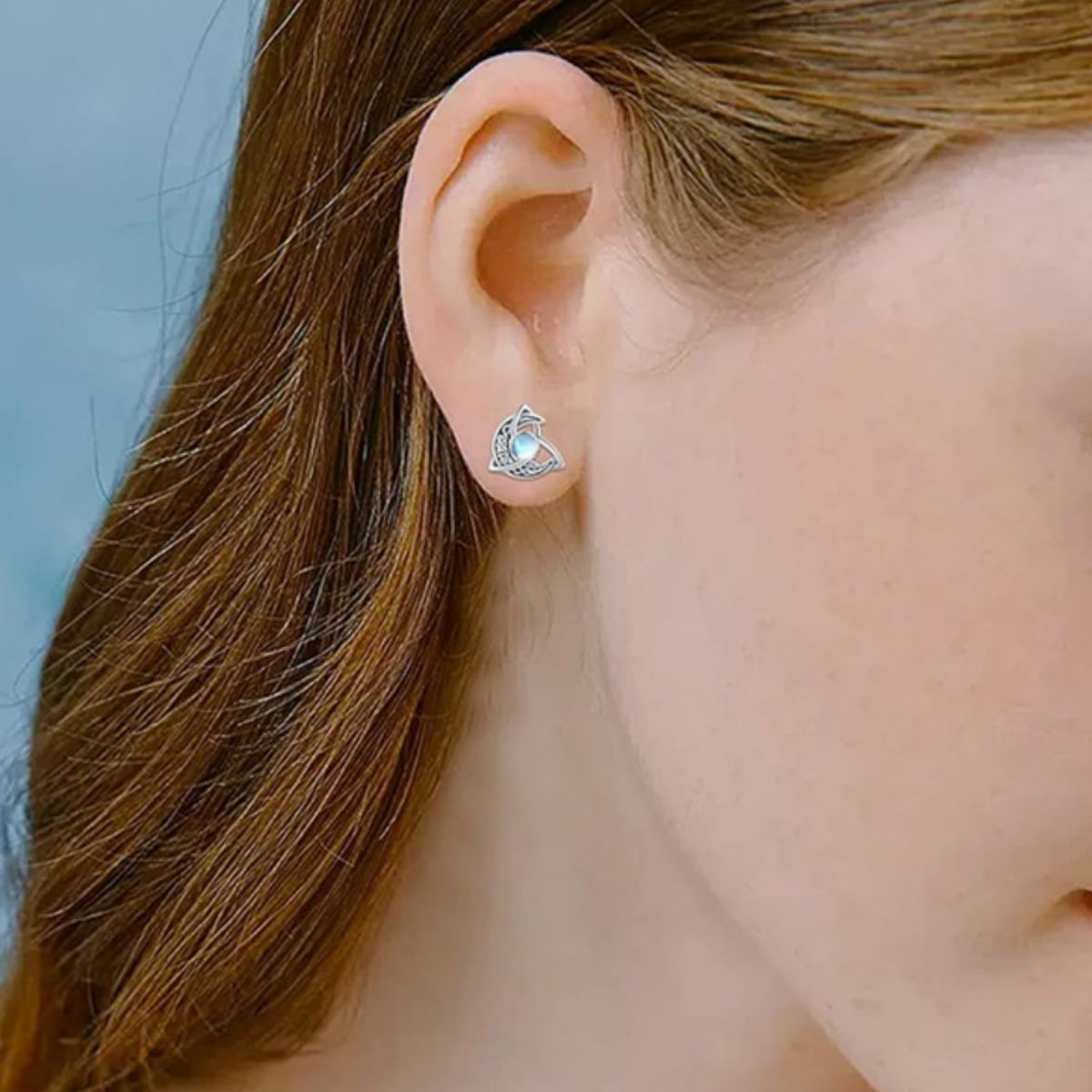 Moonstone Stud Earrings - Lilixa.store