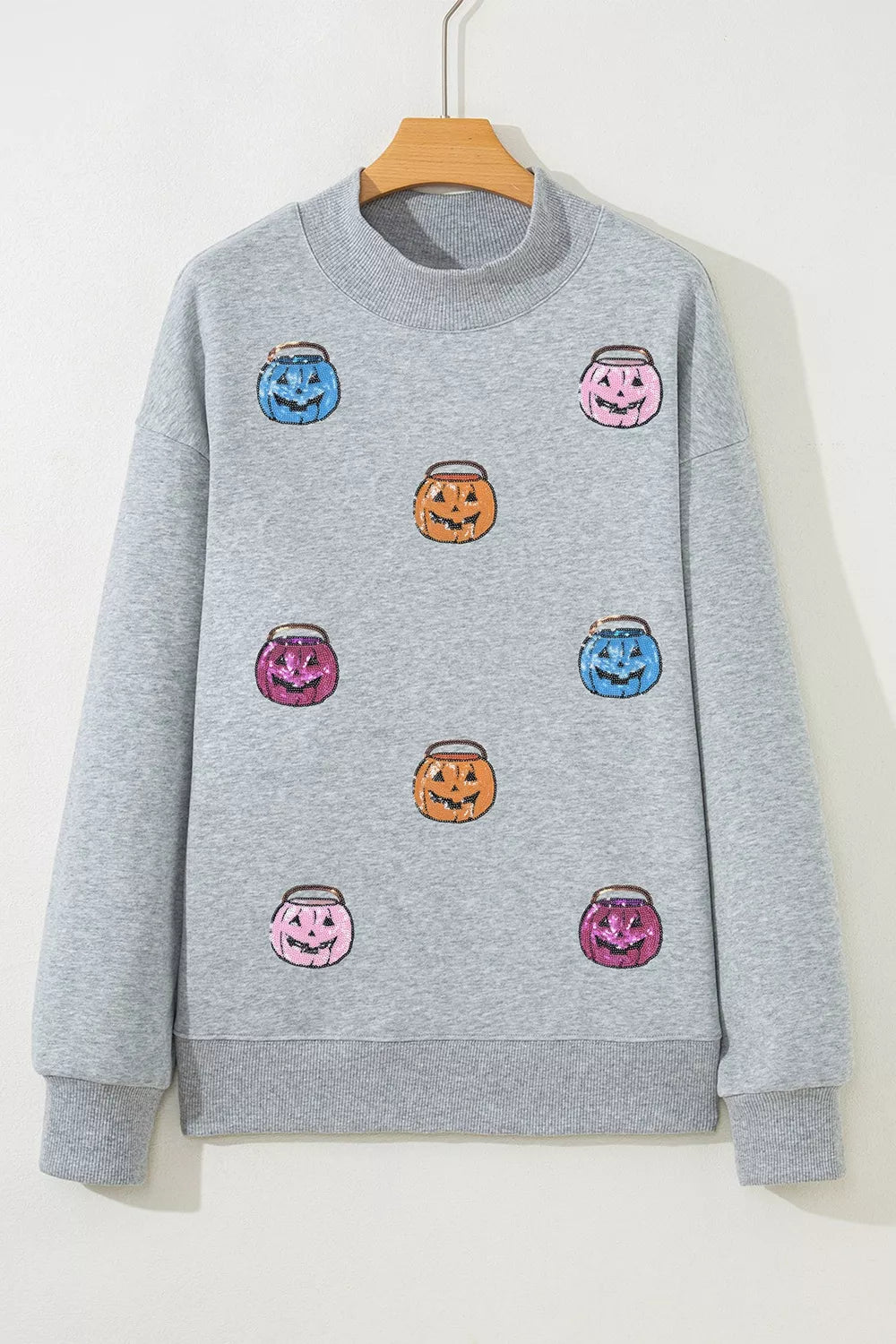 Halloween Pumpkin Long Sleeve Sweatshirt - Lilixa.store