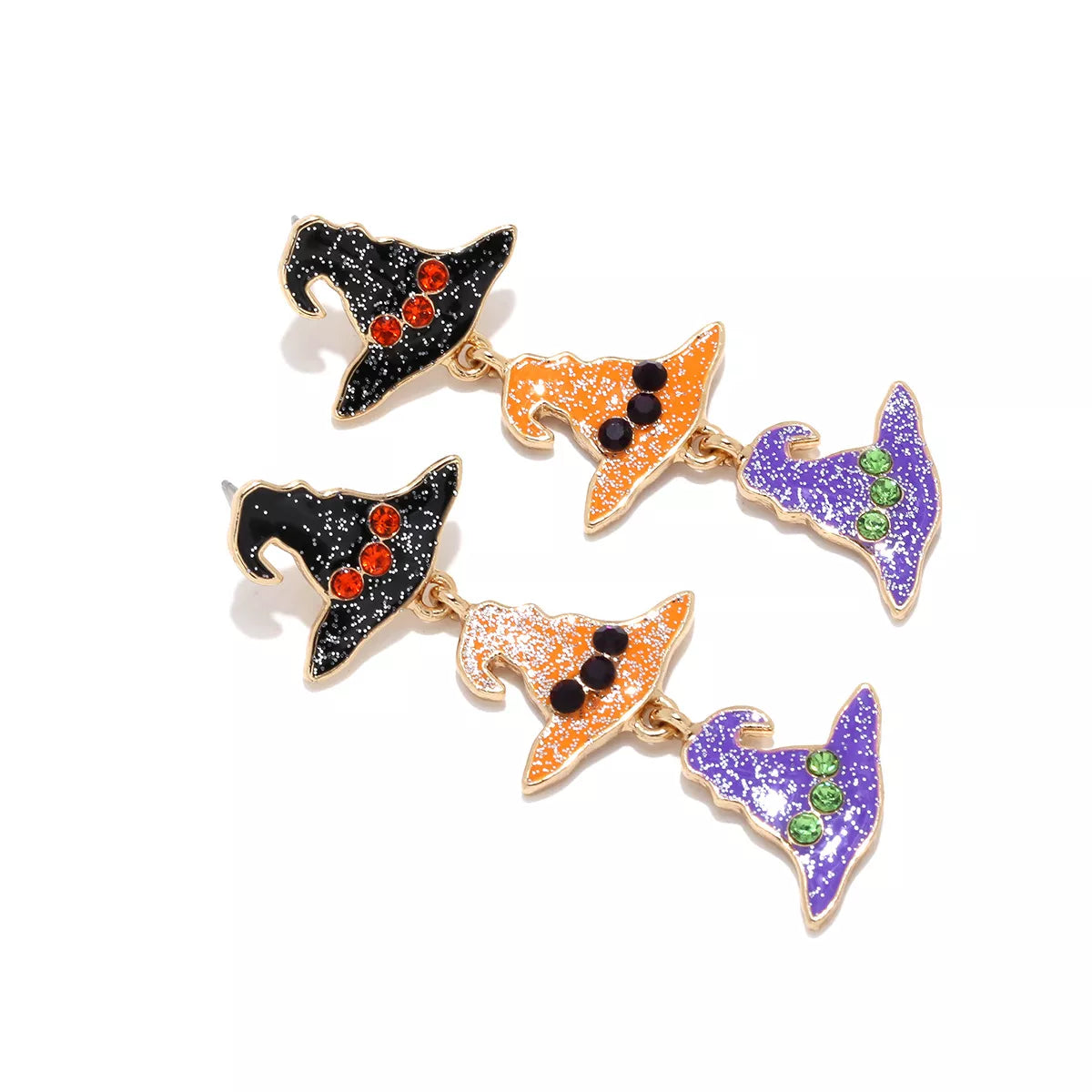 Halloween Witch Hat Drop Earrings - Lilixa.store