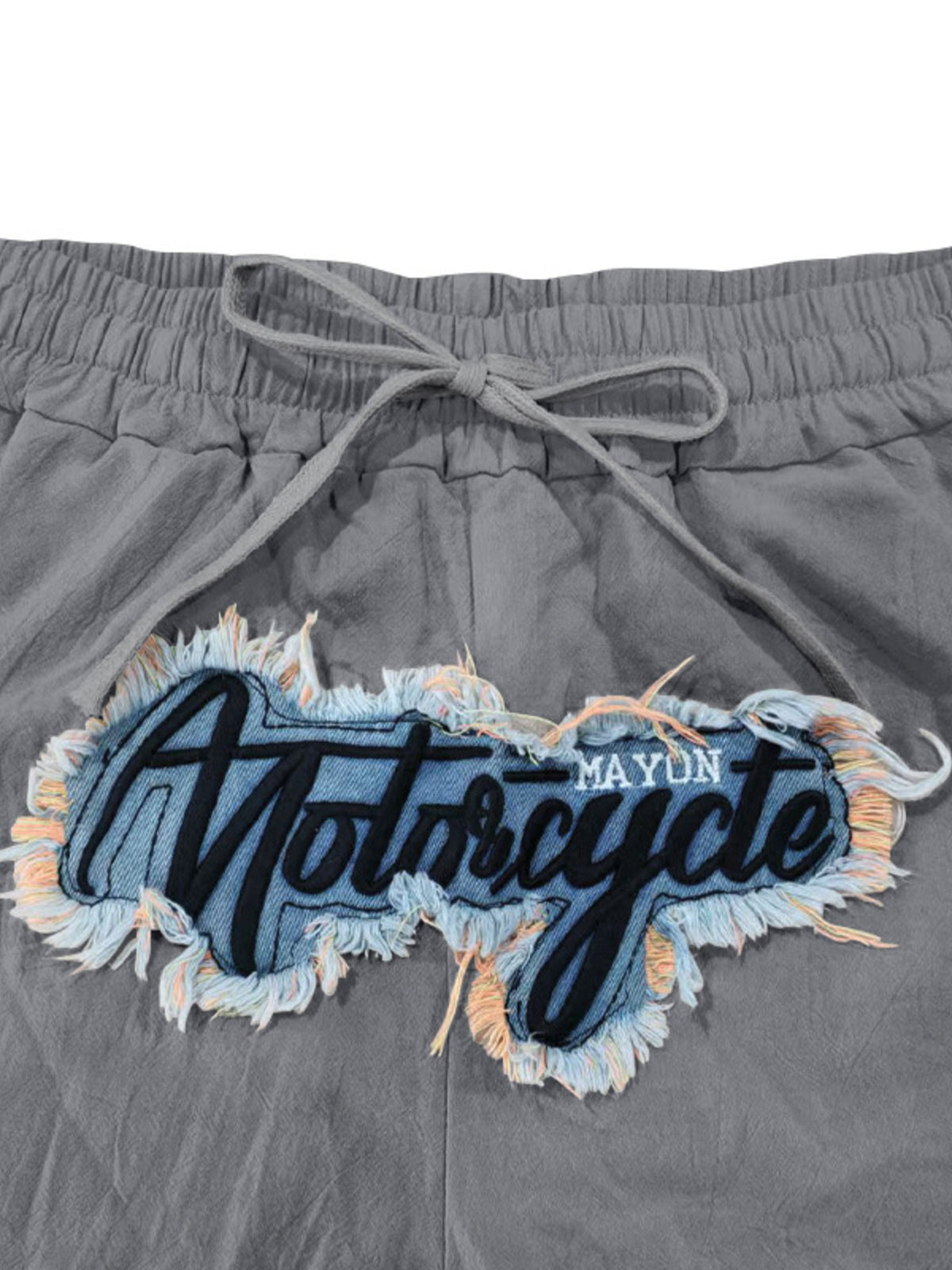 Men's Full Size Drawstring Letter Casual Pants Plus Size, view 6