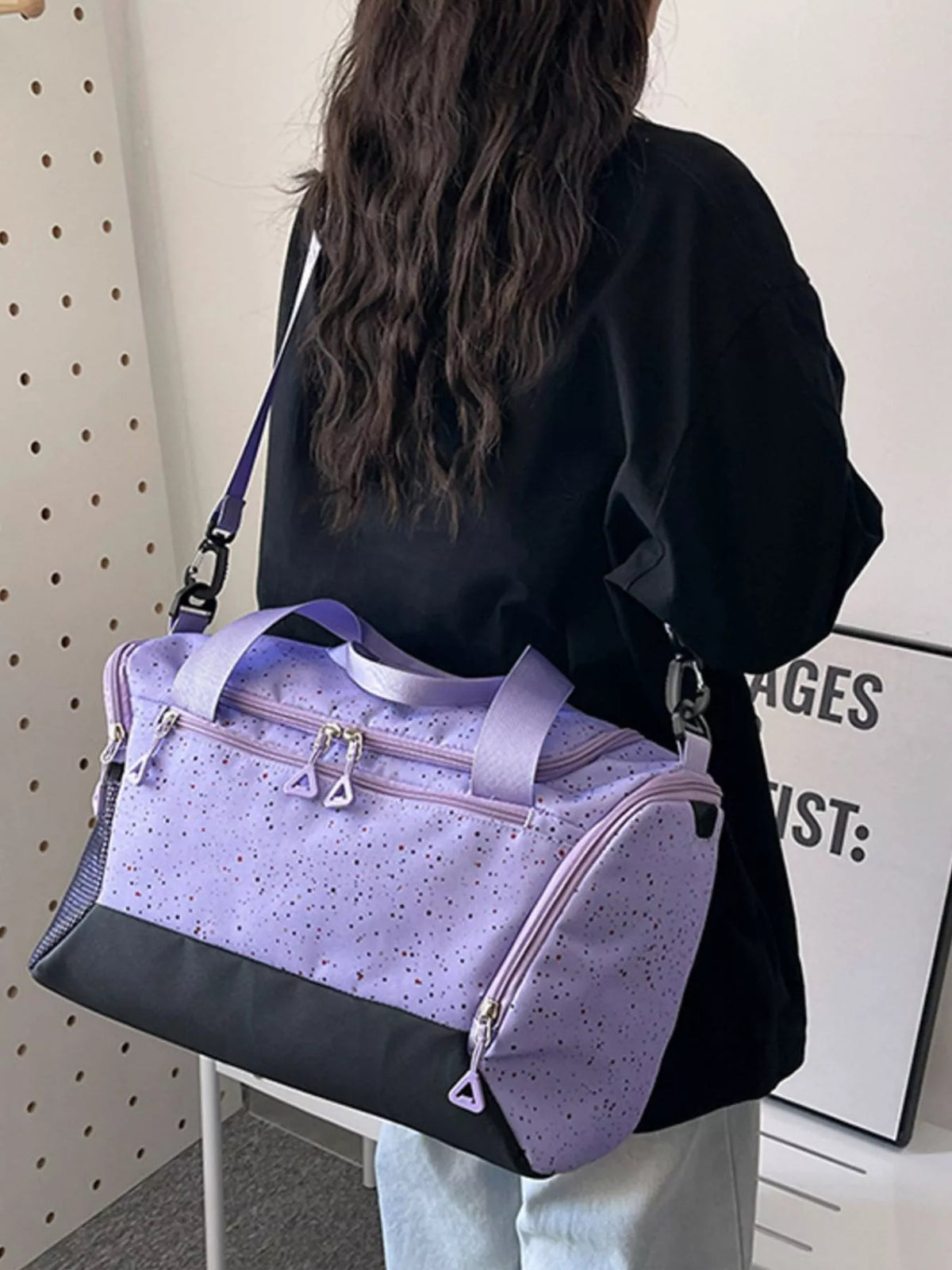 Color Block Travel Bag - Lilixa.store