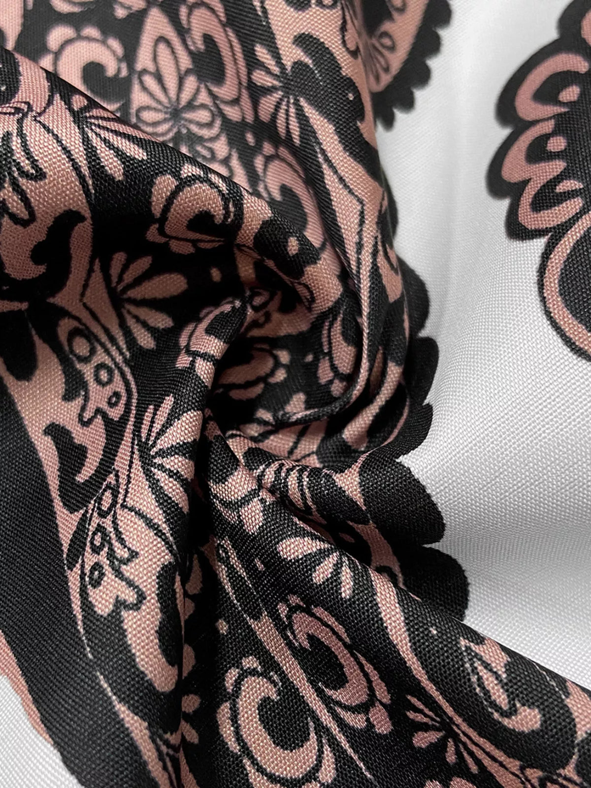 Printed Button-Down Long Sleeve Shirt