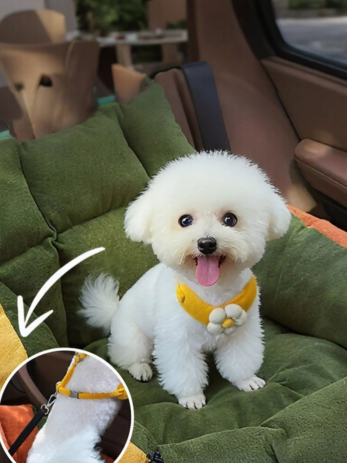 Comfortable & Secure Pet Car Seat Bed - Lilixa.store