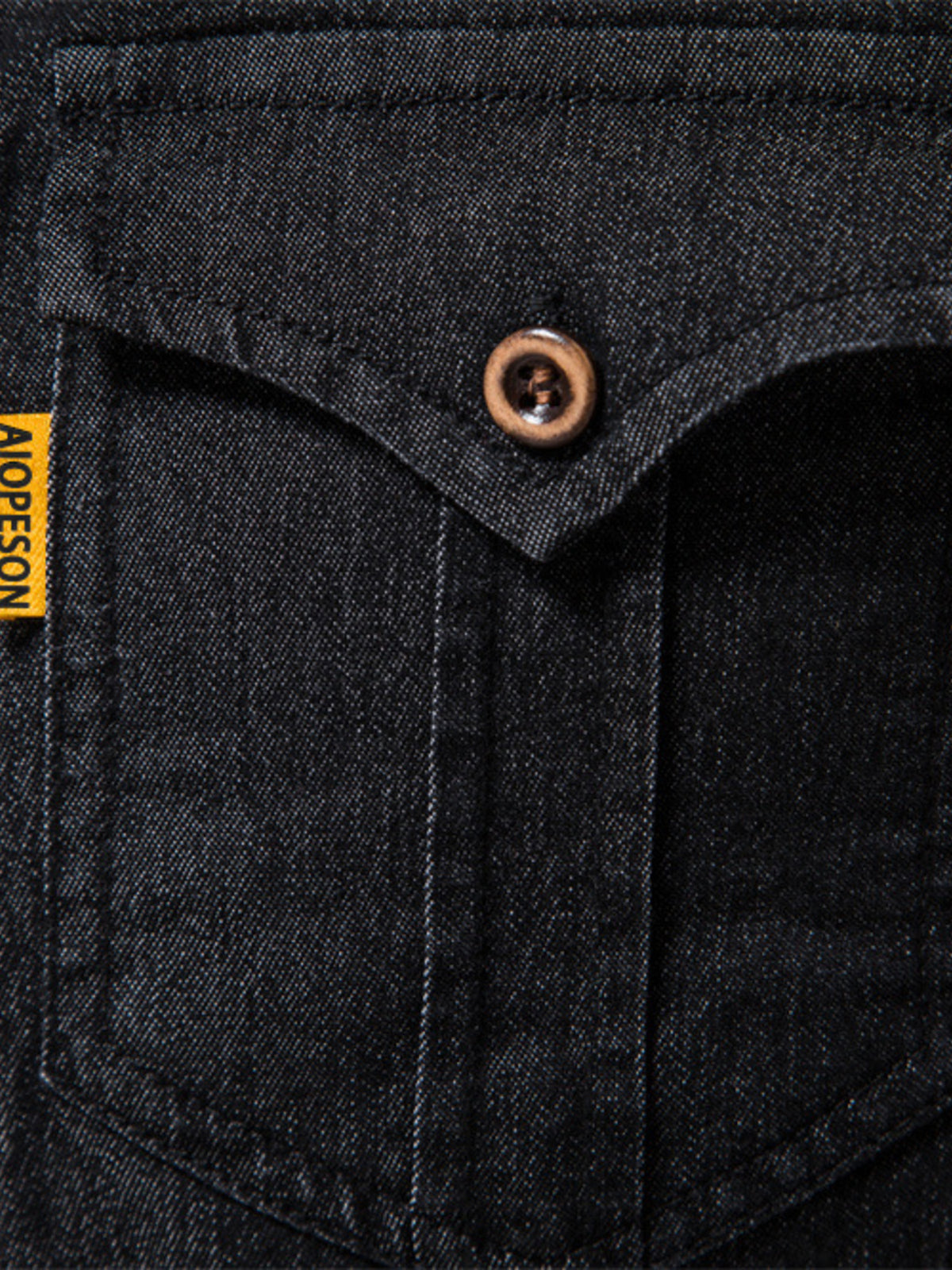 Men's Full Size Button Up Denim Shirt with Chest Pocket Plus Size - Lilixa.store