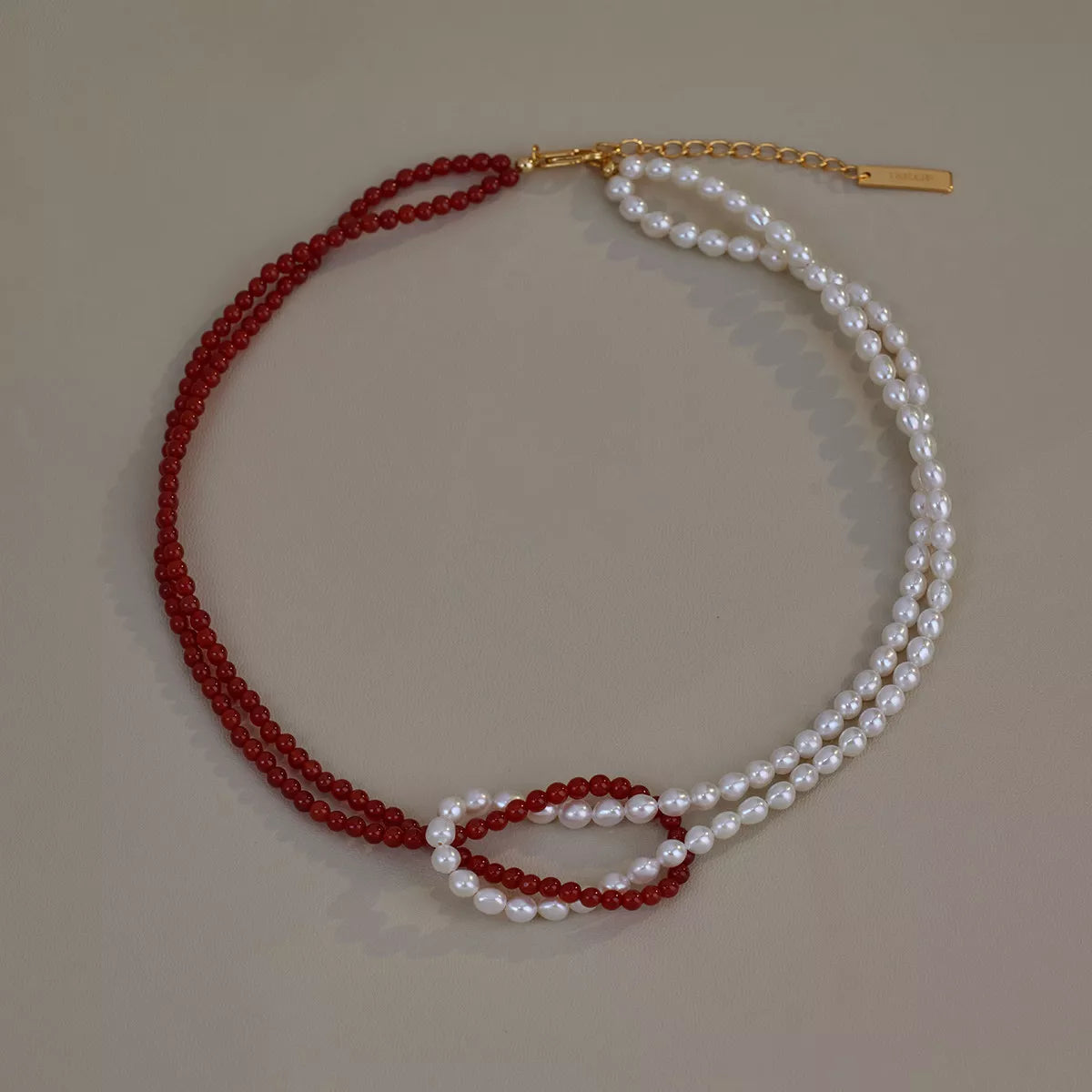 Double Layered Knot Necklace - Lilixa.store
