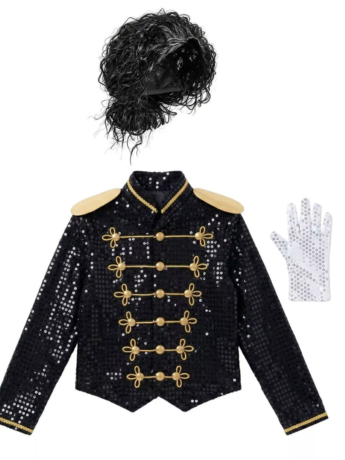 Children's Halloween Sequin Performance Costume Set - Lilixa.store