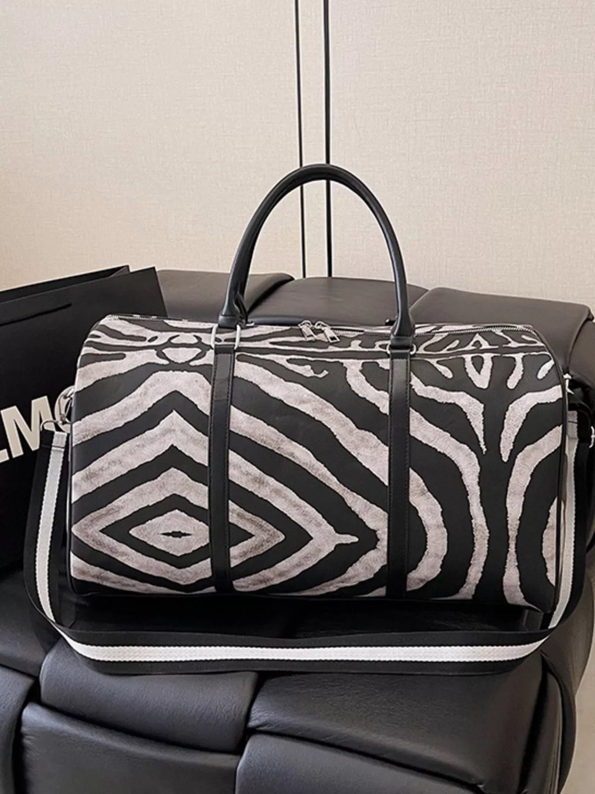 Zebra Print Duffle Bag - Lilixa.store