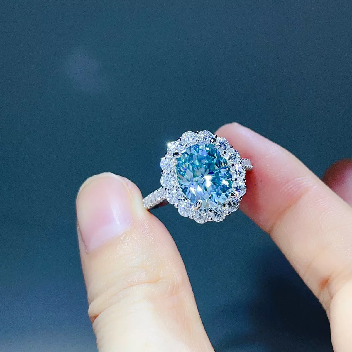 5 Carat Moissanite 925 Sterling Silver Ring - Lilixa.store