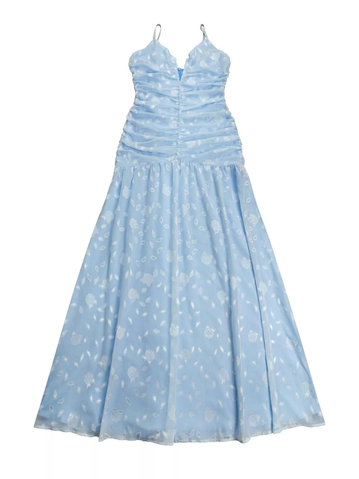 Ruched Spaghetti Strap Maxi Dress - Lilixa.store
