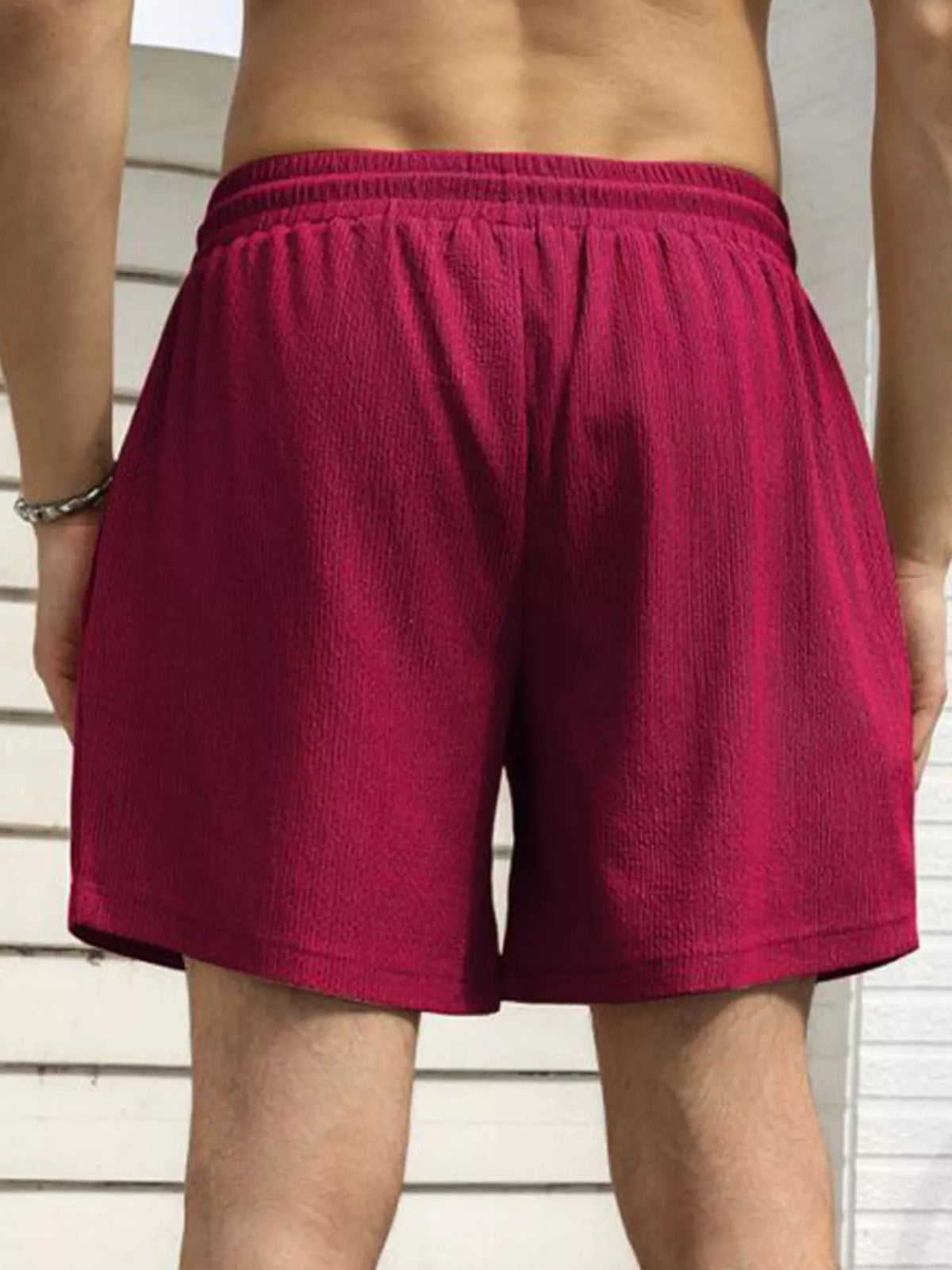 Men's Drawstring Shorts with Pockets, view 9