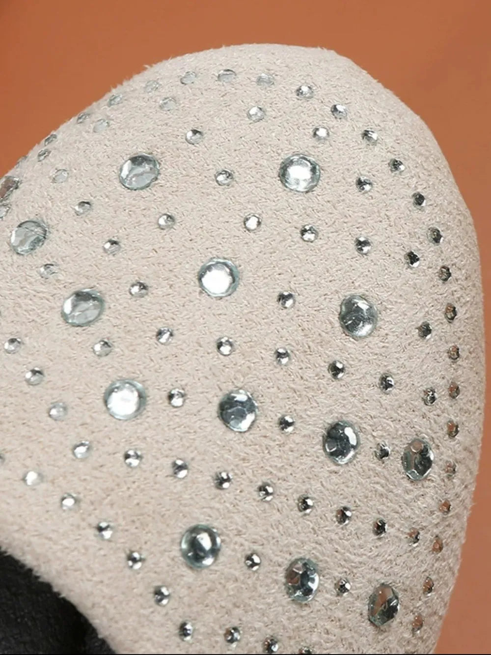 Rhinestone Flat Slip-Ons, view 3