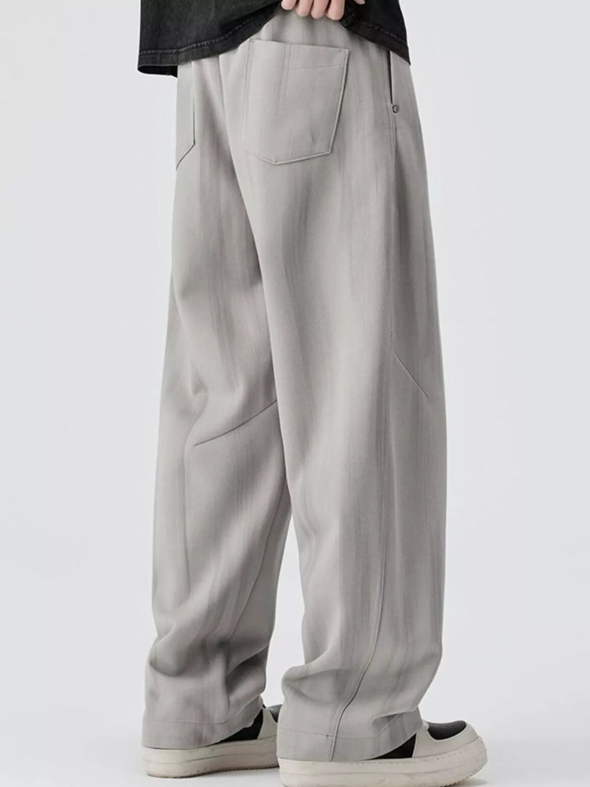 Men's Plus Size Relaxed Fit Drawstring Casual Pants, view 4