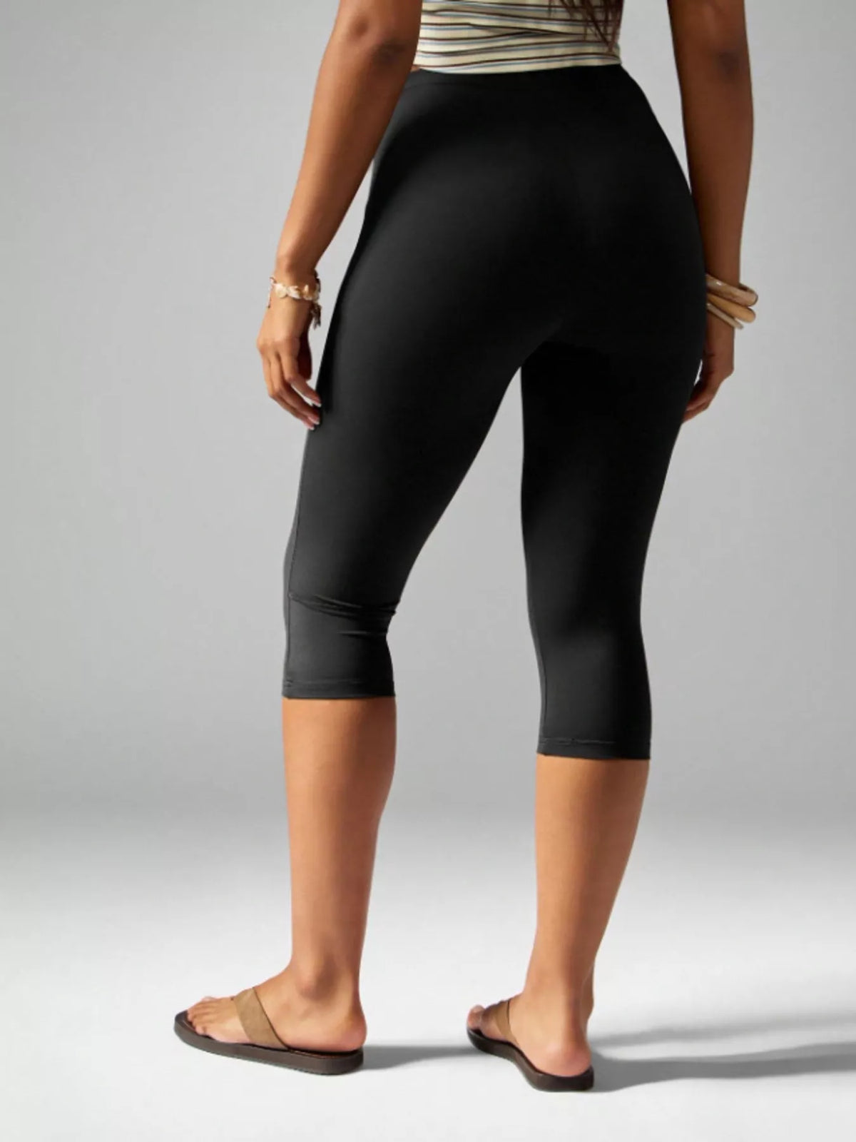 High-Waisted Active Capri Leggings - Lilixa.store