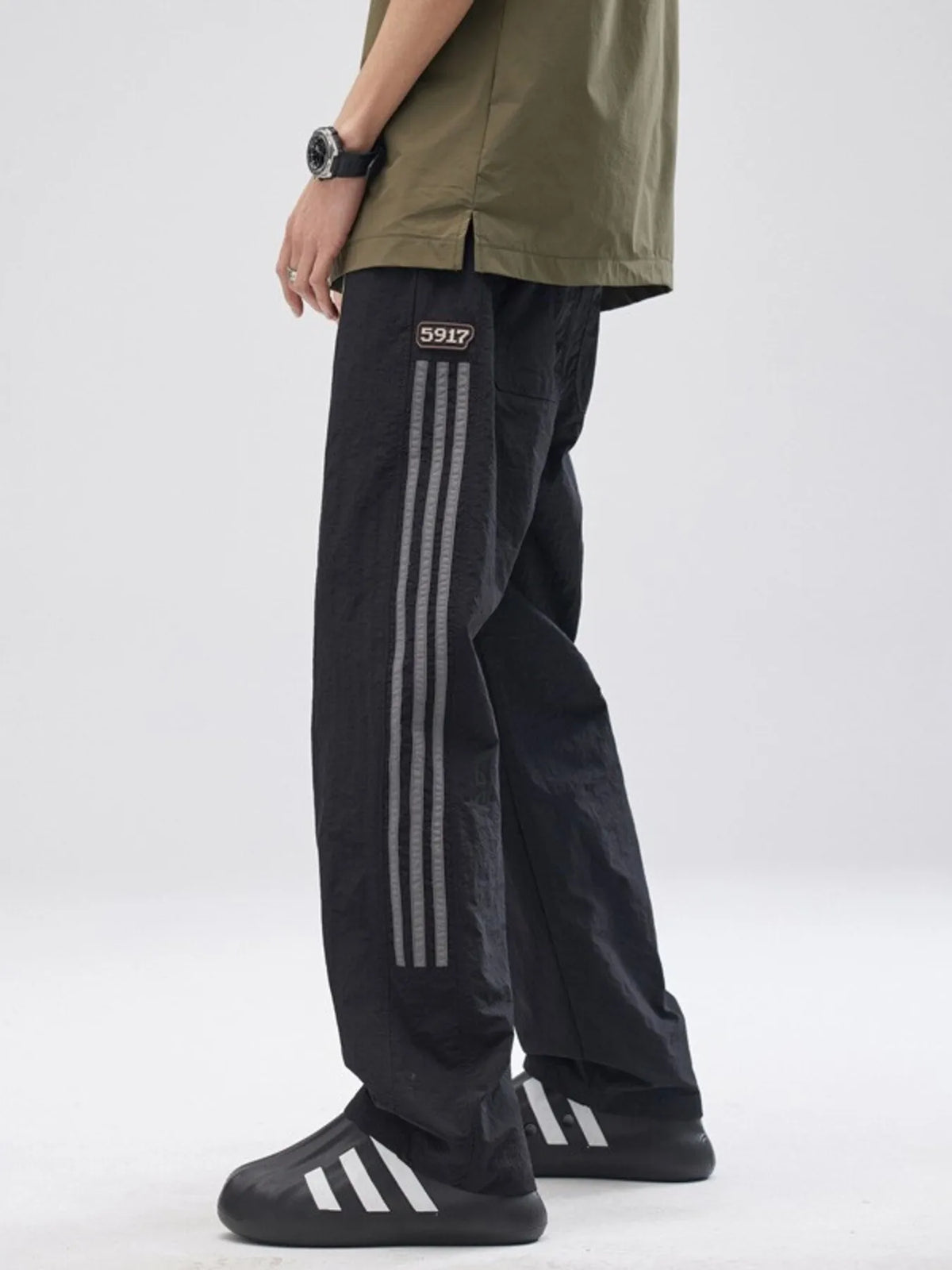 Men's Full Size Casual Loose Fit Drawstring Pants Plus Size, view 2