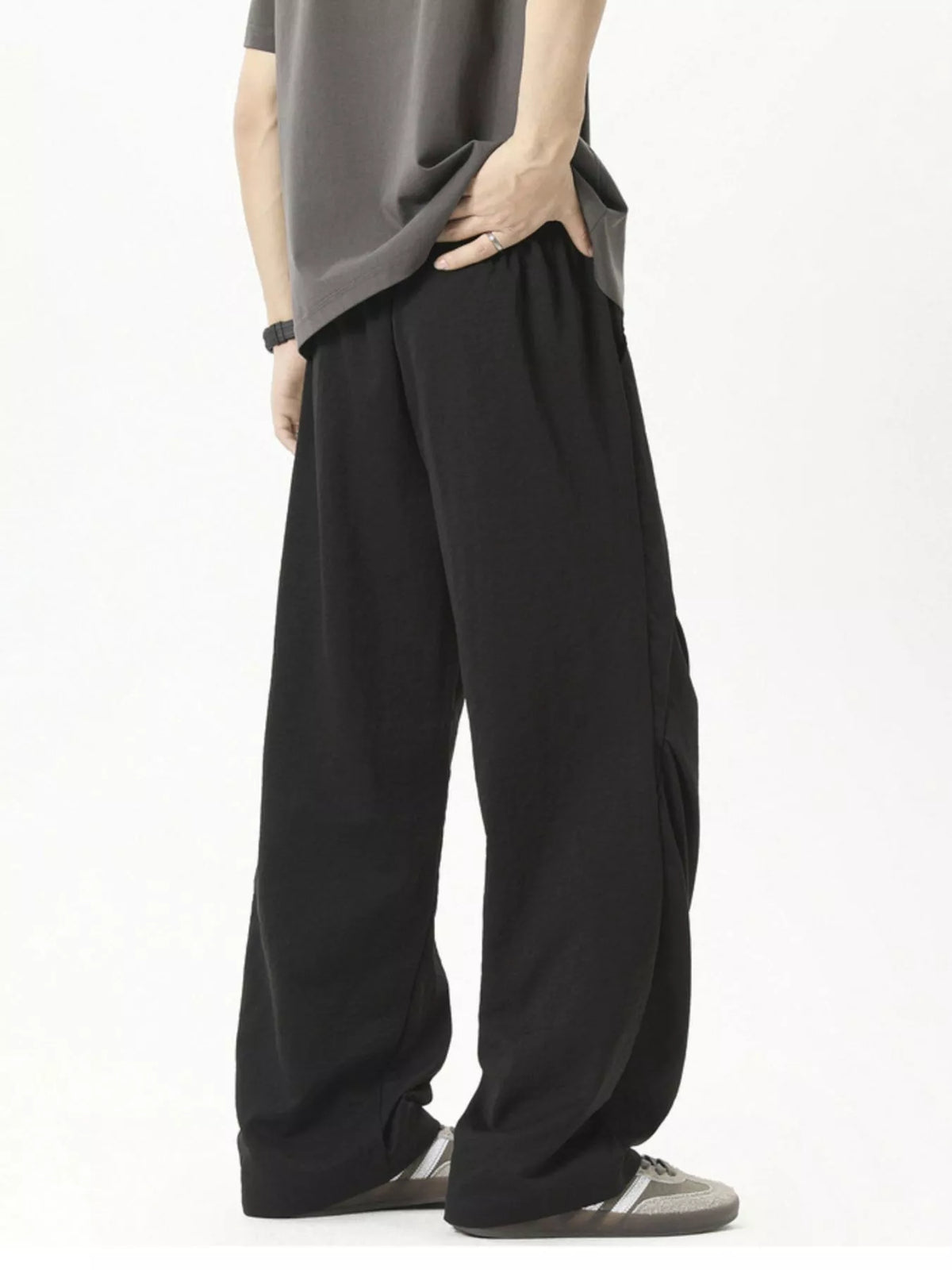 Men's Plus Size Loose Fit Drawstring Pants