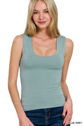 Zenana Double Layered Tank Top - Lilixa.store