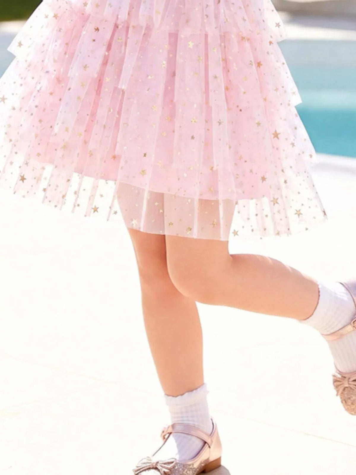 Children's Long Sleeve Tulle Layered Dress - Lilixa.store