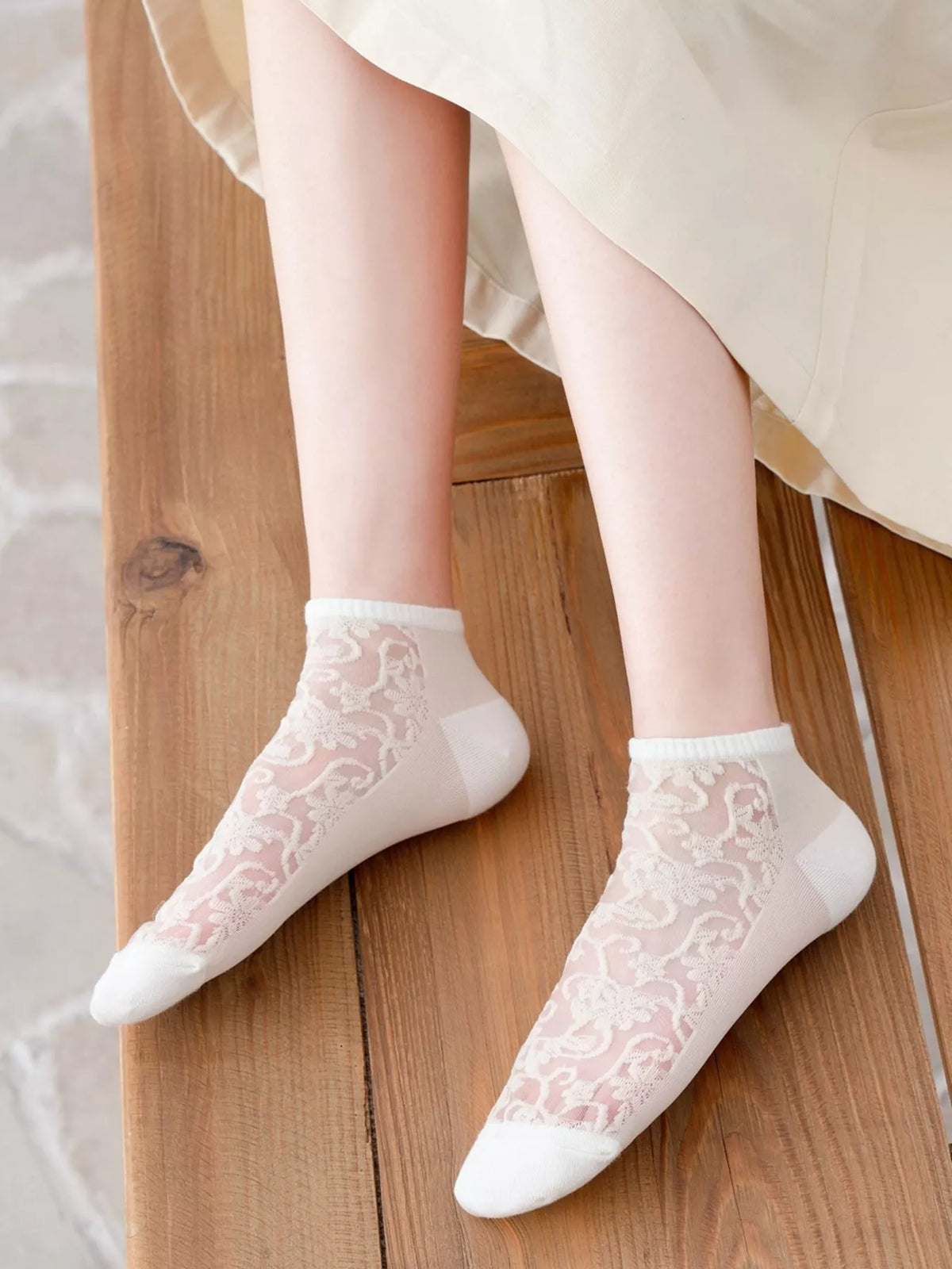 Lace Ankle Socks - Lilixa.store
