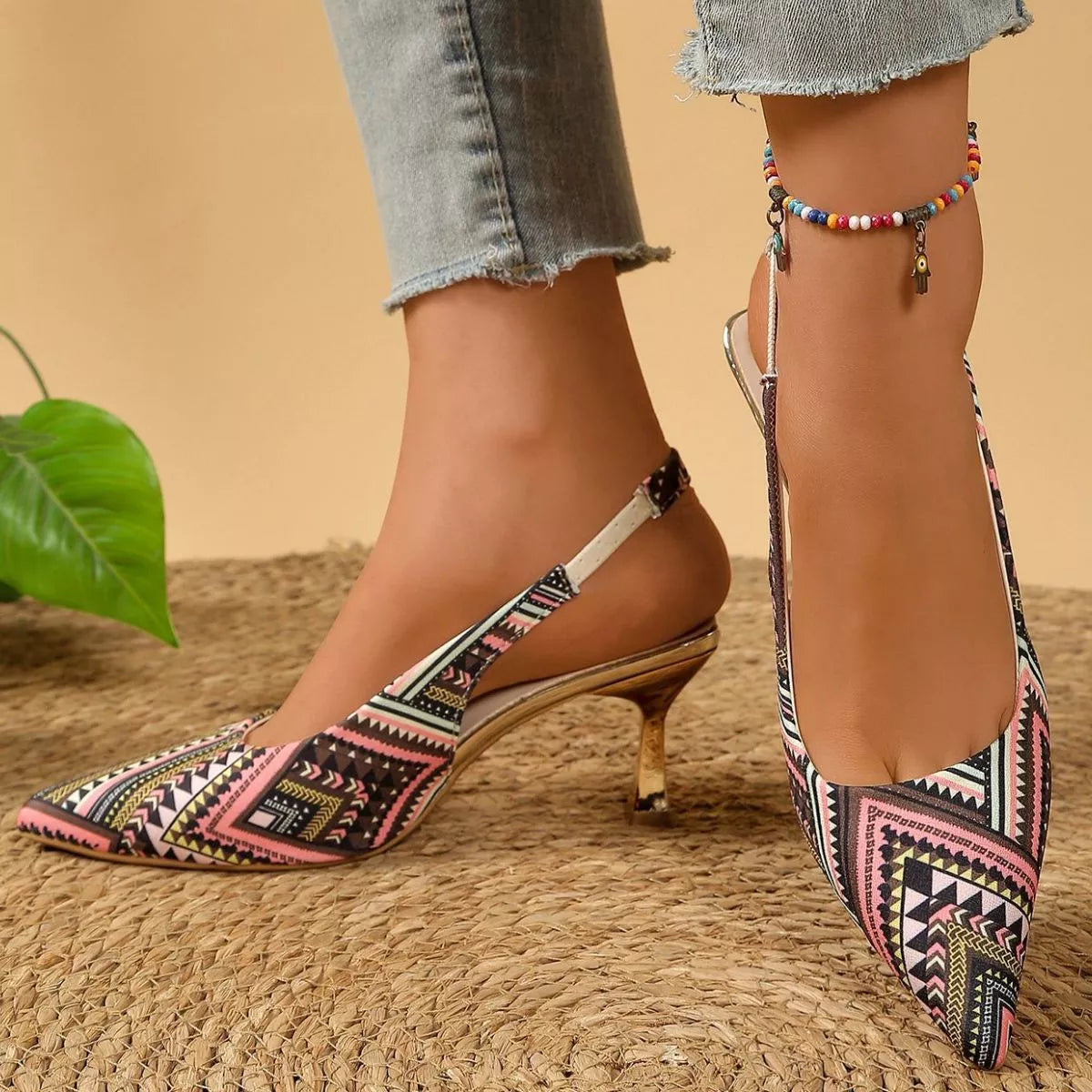 Point Toe Slingback Pumps - Lilixa.store