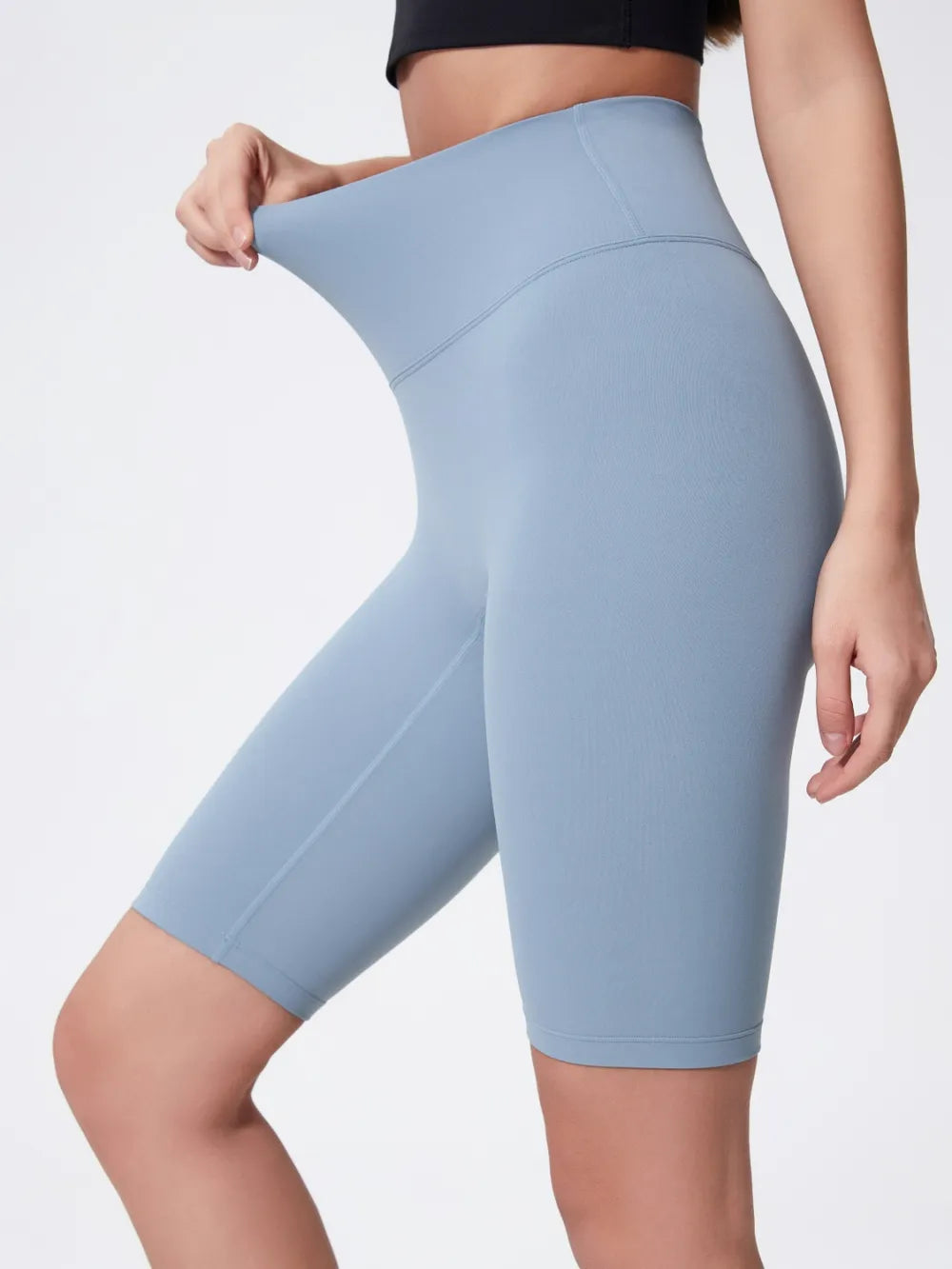 Millennia High Rise Wide Waistband Active Shorts - Lilixa.store