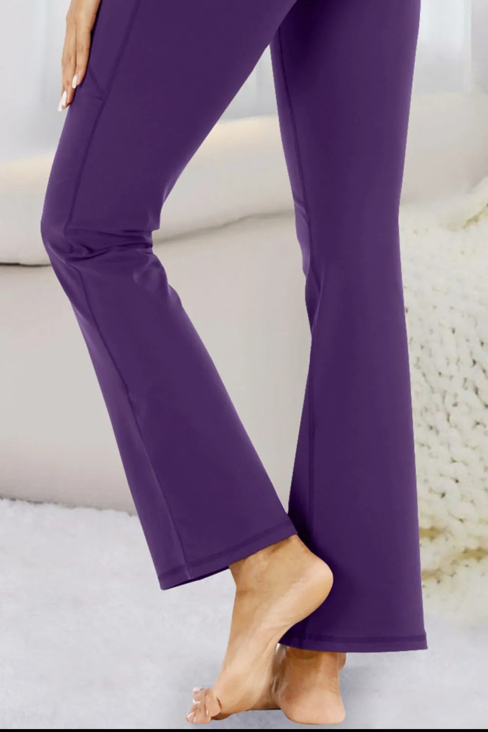 Pocketed High Waist Active Pants - Lilixa.store
