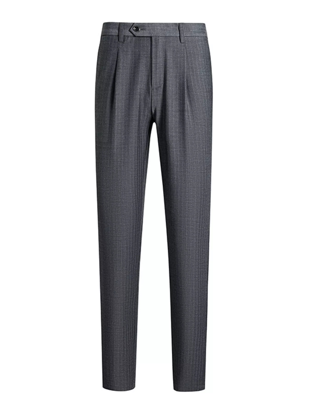 Men's Slim Fit Pants in Dark Gray, view 3